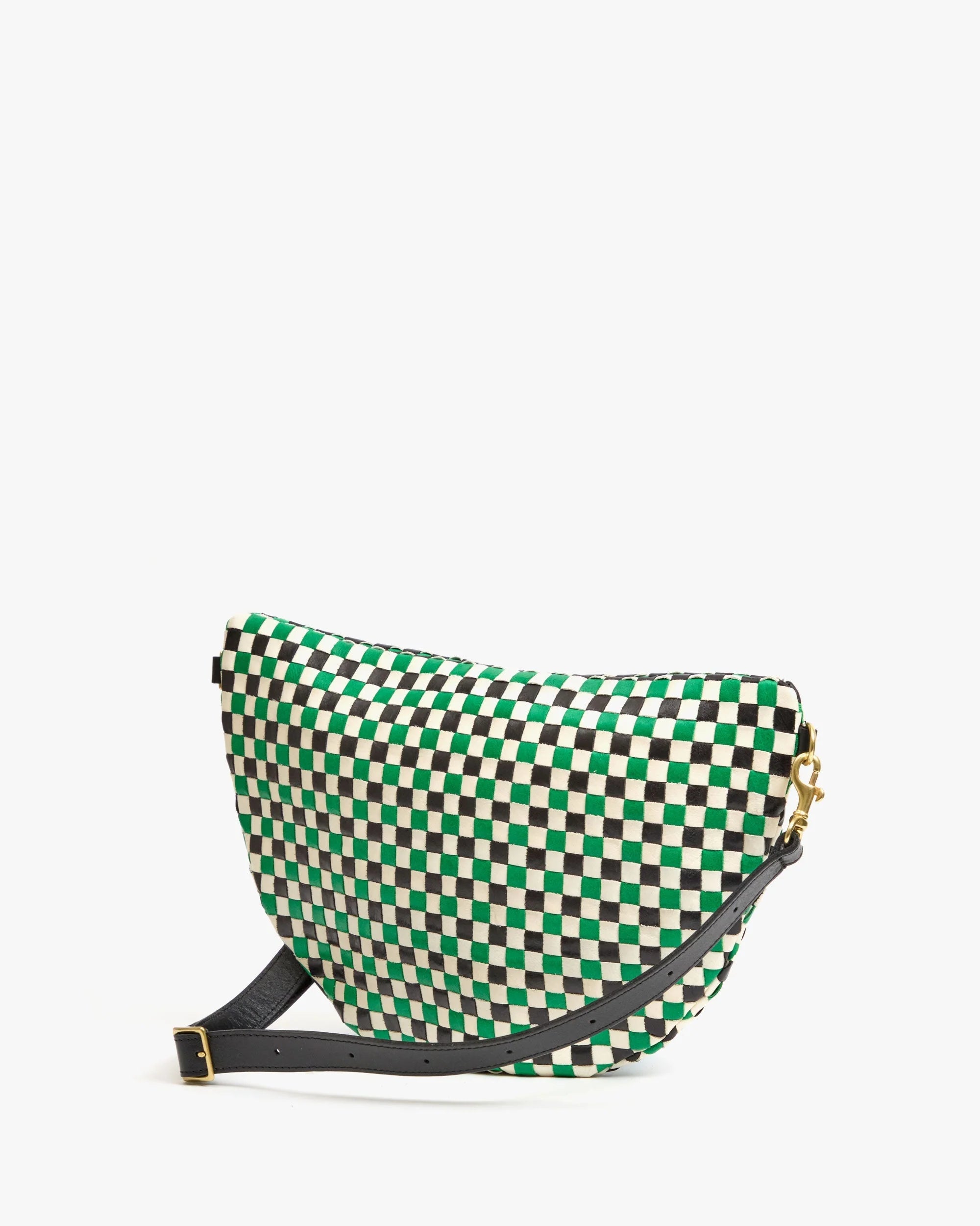 Grande Fanny - Woven Checker Green Apple Multi
