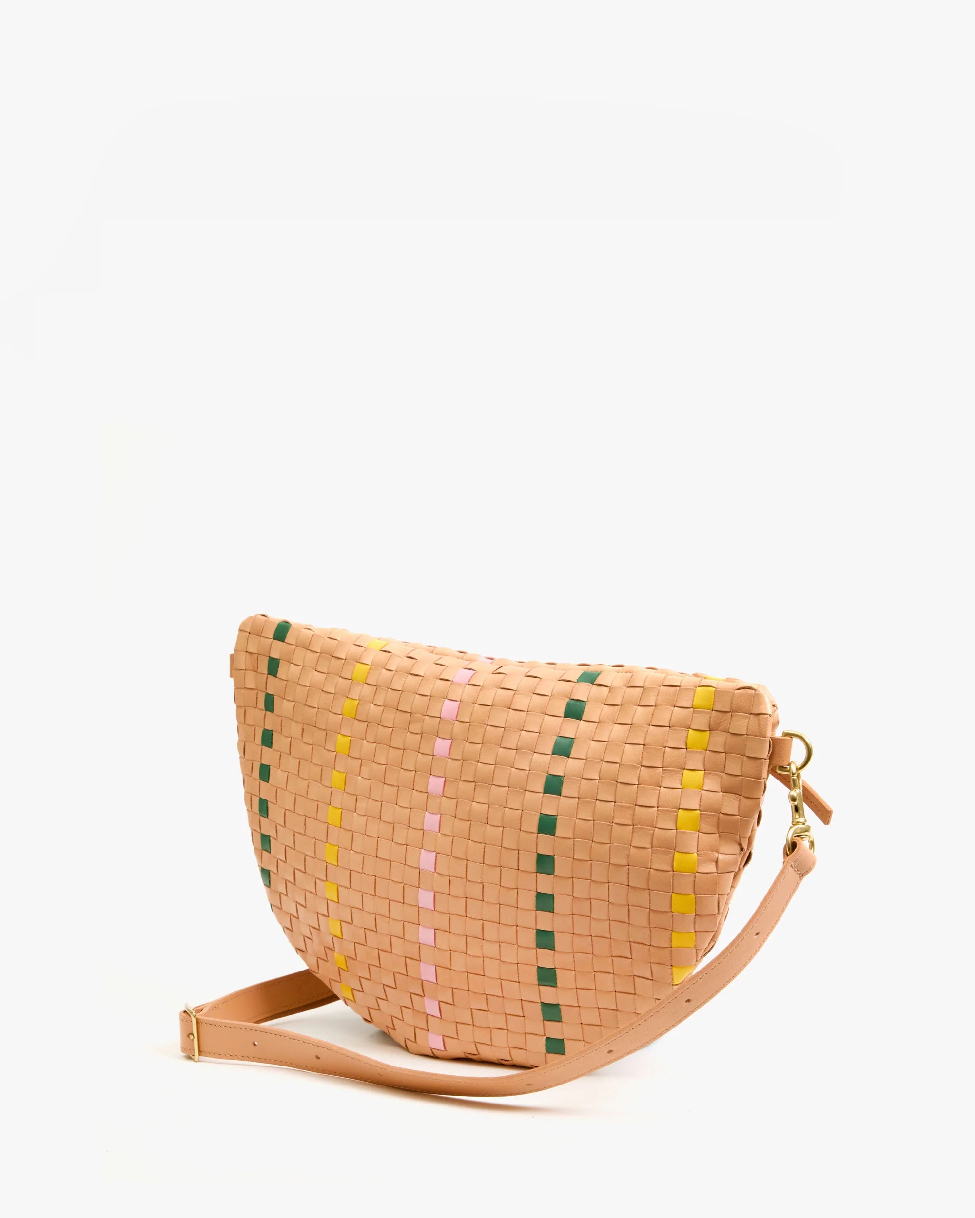 Grande Fanny - Bisque Woven Checker w/ Stripe