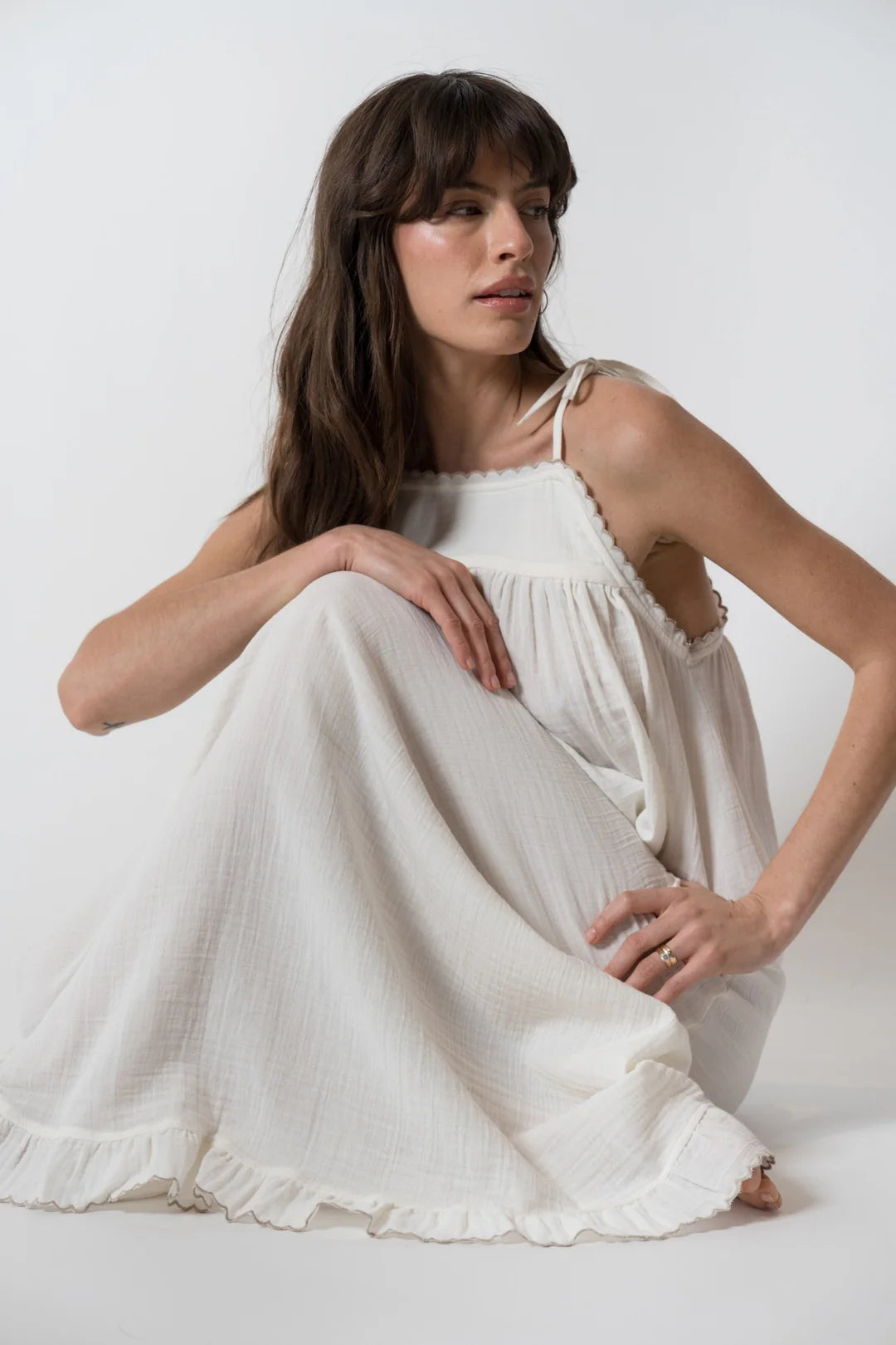Alaia Slip Dress - White
