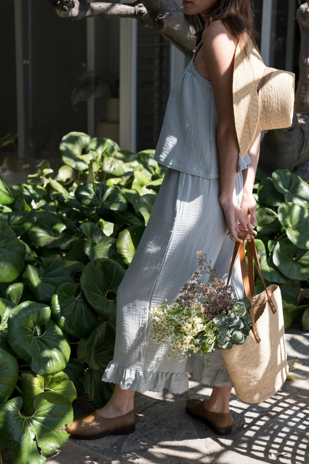 Alaia Crop Set- Sage