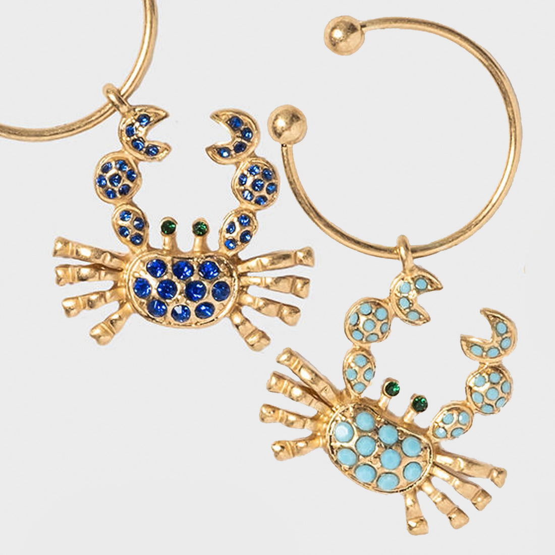 Crab Wine Charms