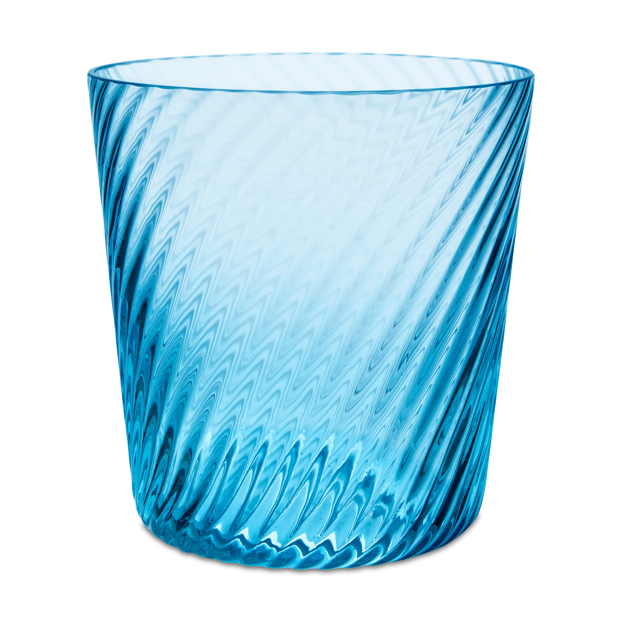 Lando DOF Glass Set of 2 - Aqua Sky Twist