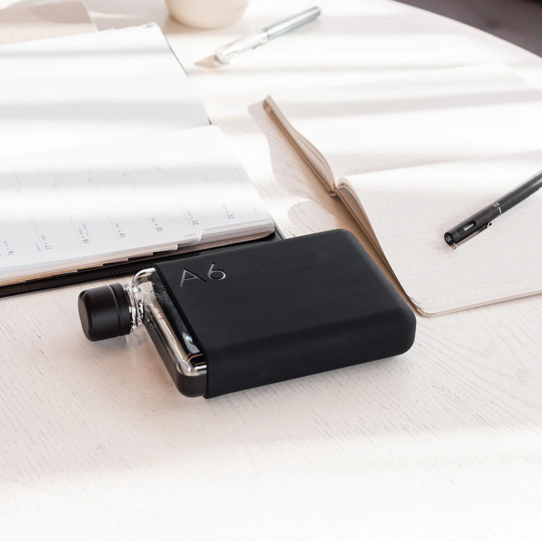 A6 Memobottle - Black Silicone