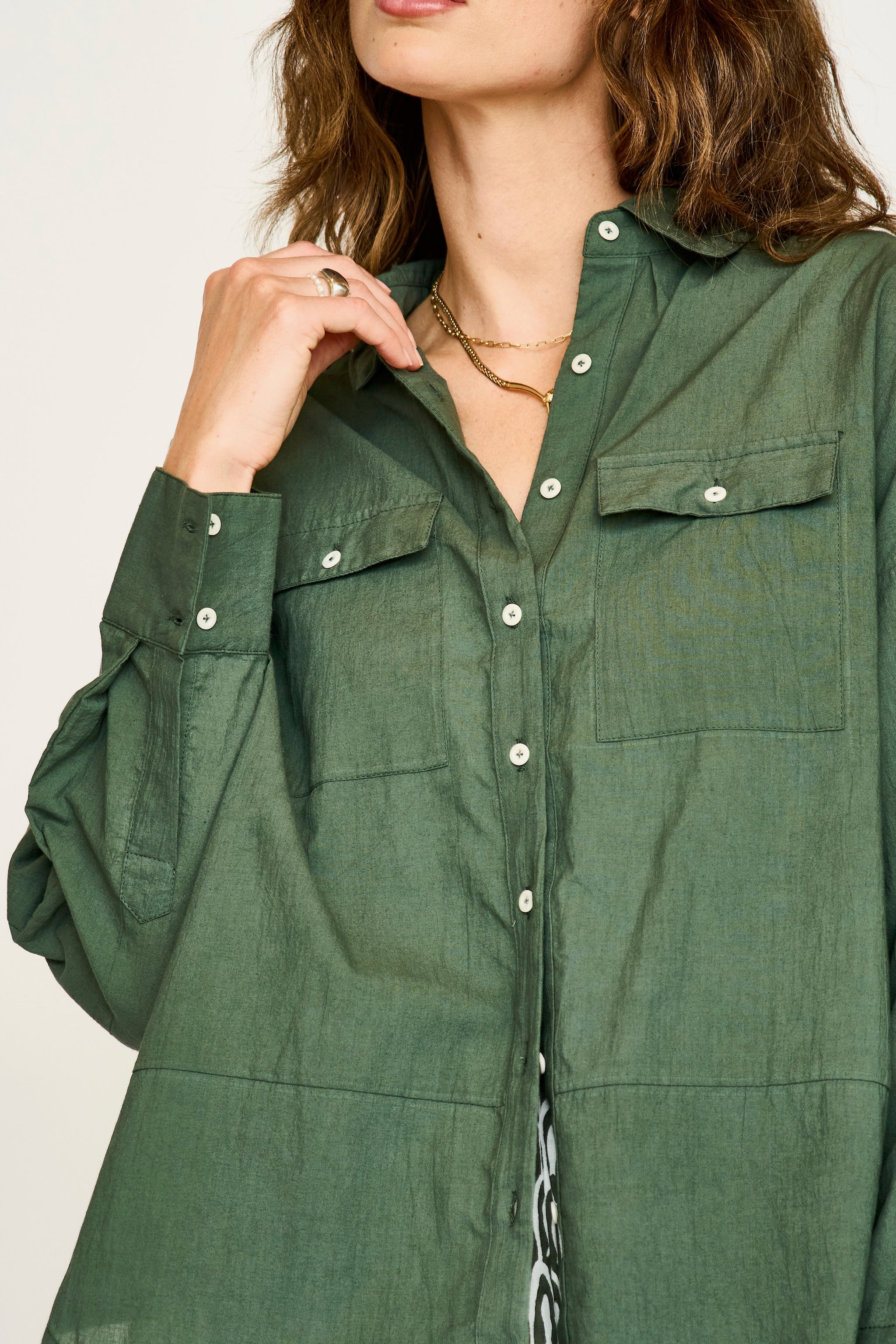 Kyoto Shirt - Kelp