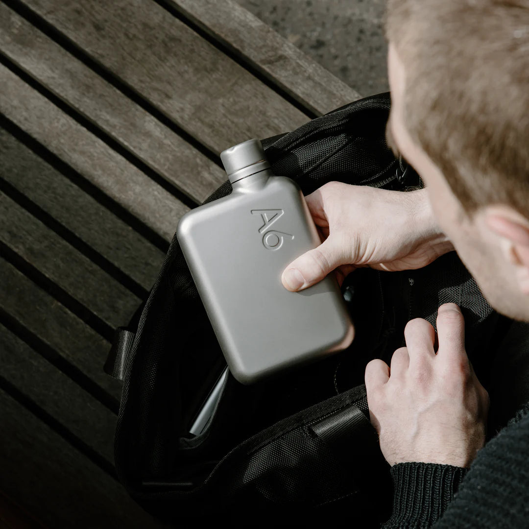 A6 Memobottle - Satin Stainless Steel