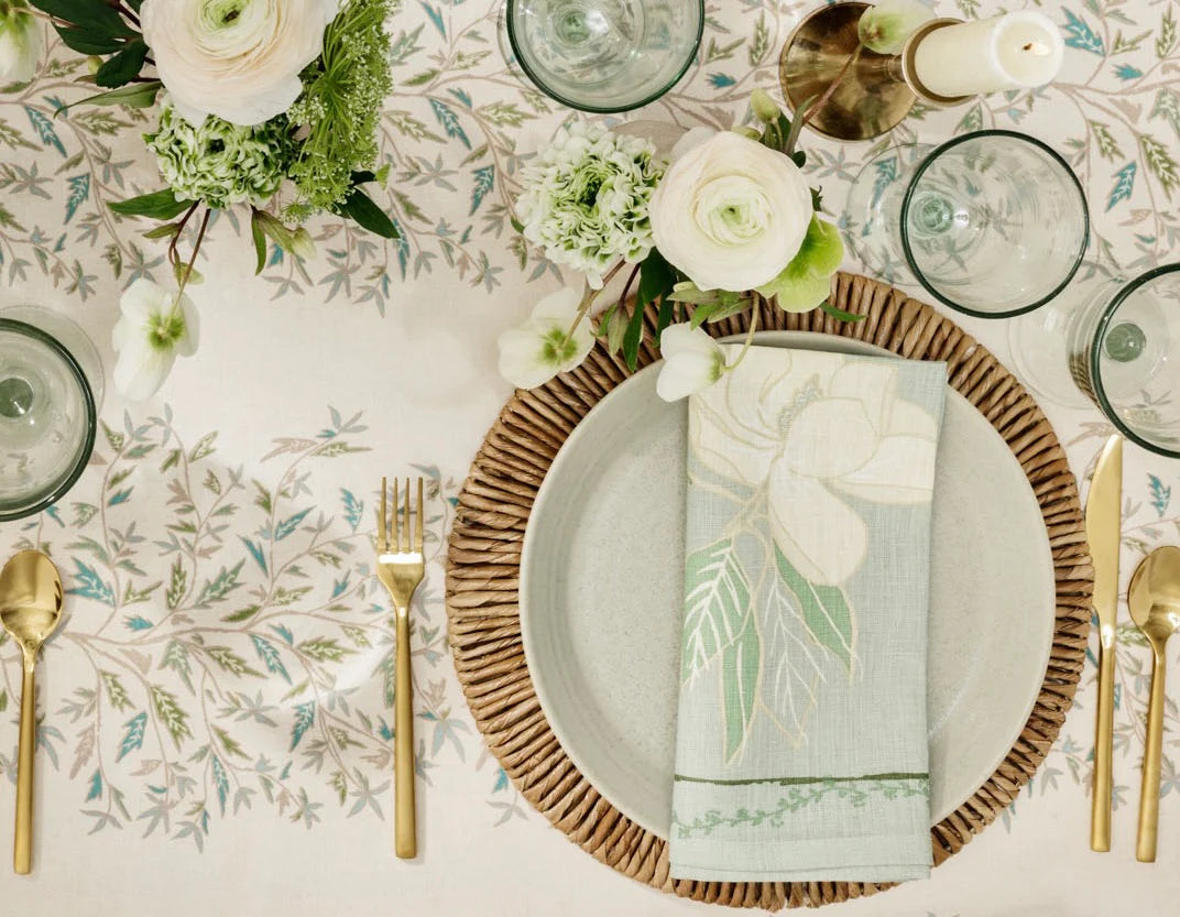 Magnolia Napkin Set/4 - Herb