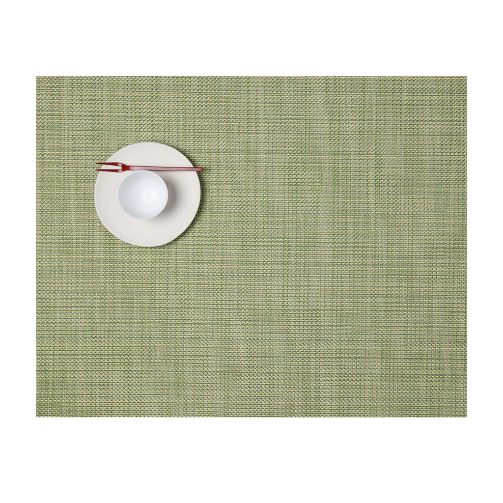 Mini Basketweave Placemat - Dill