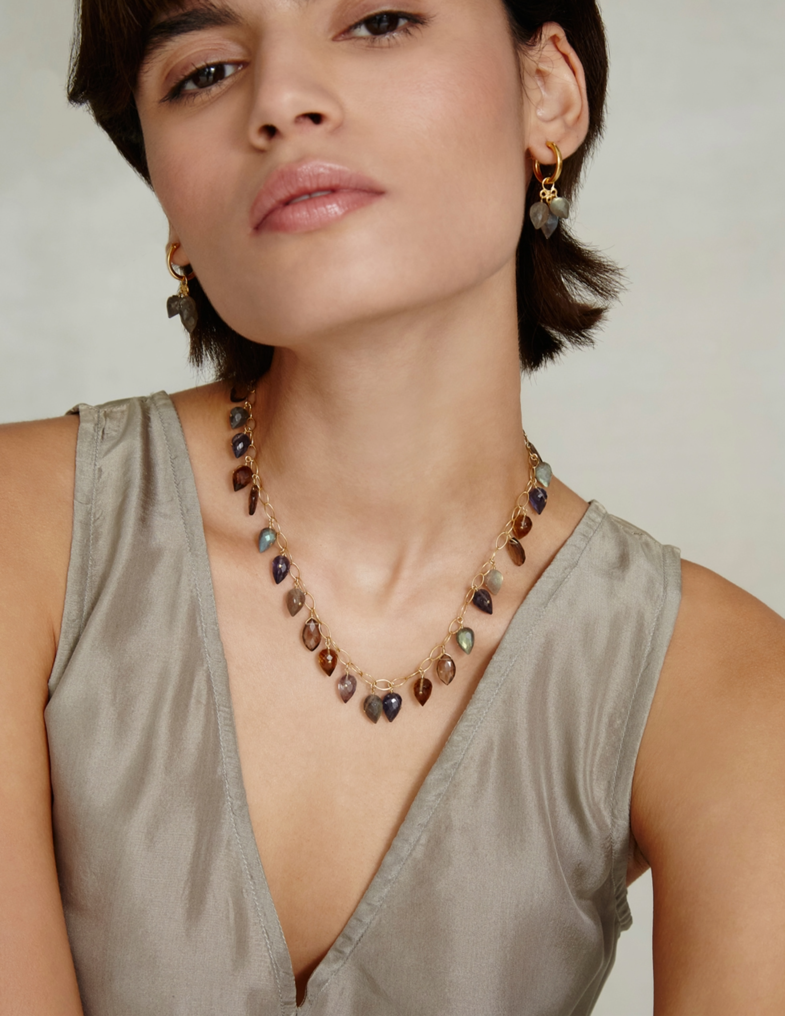 Andromeda Iolite Mix Necklace