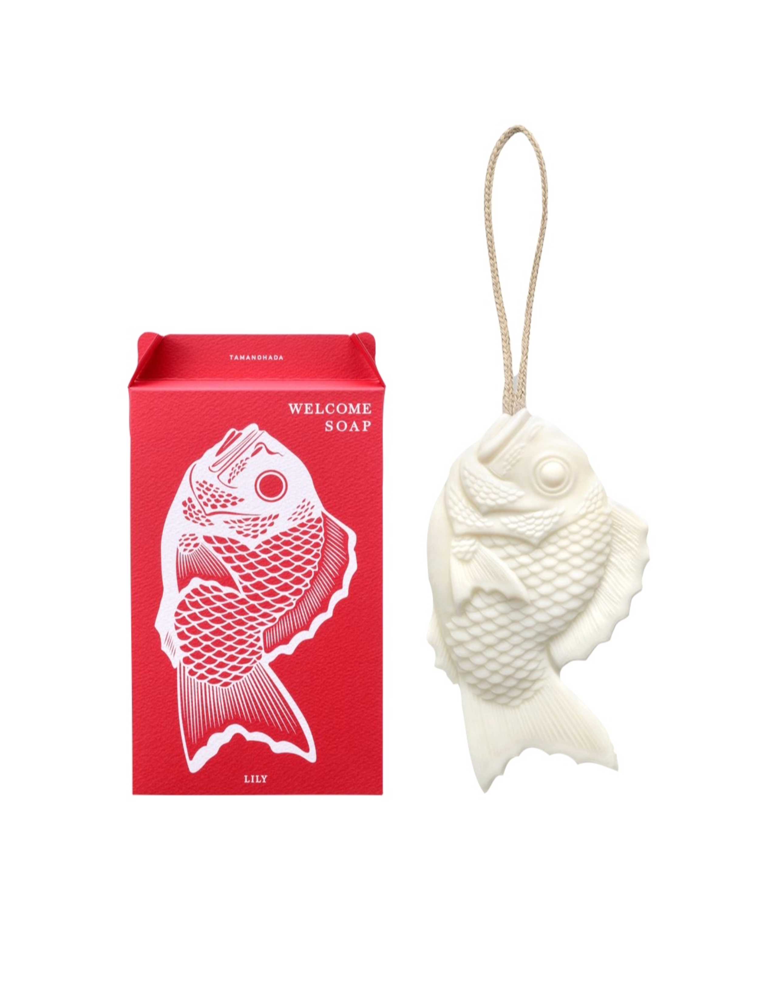 Fish Welcome Soap on a Rope - Lily