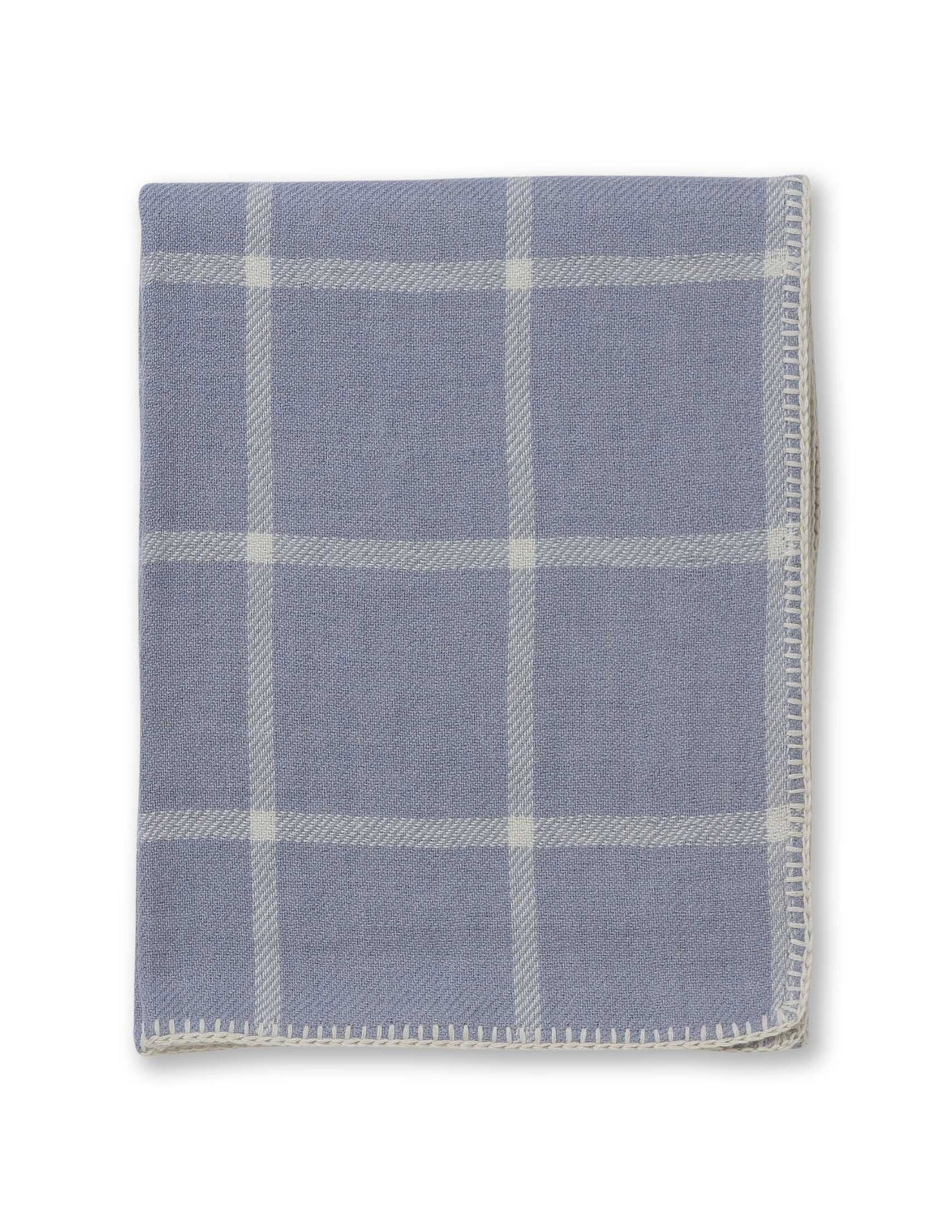 Graydon Throw - Chambray/Ivory