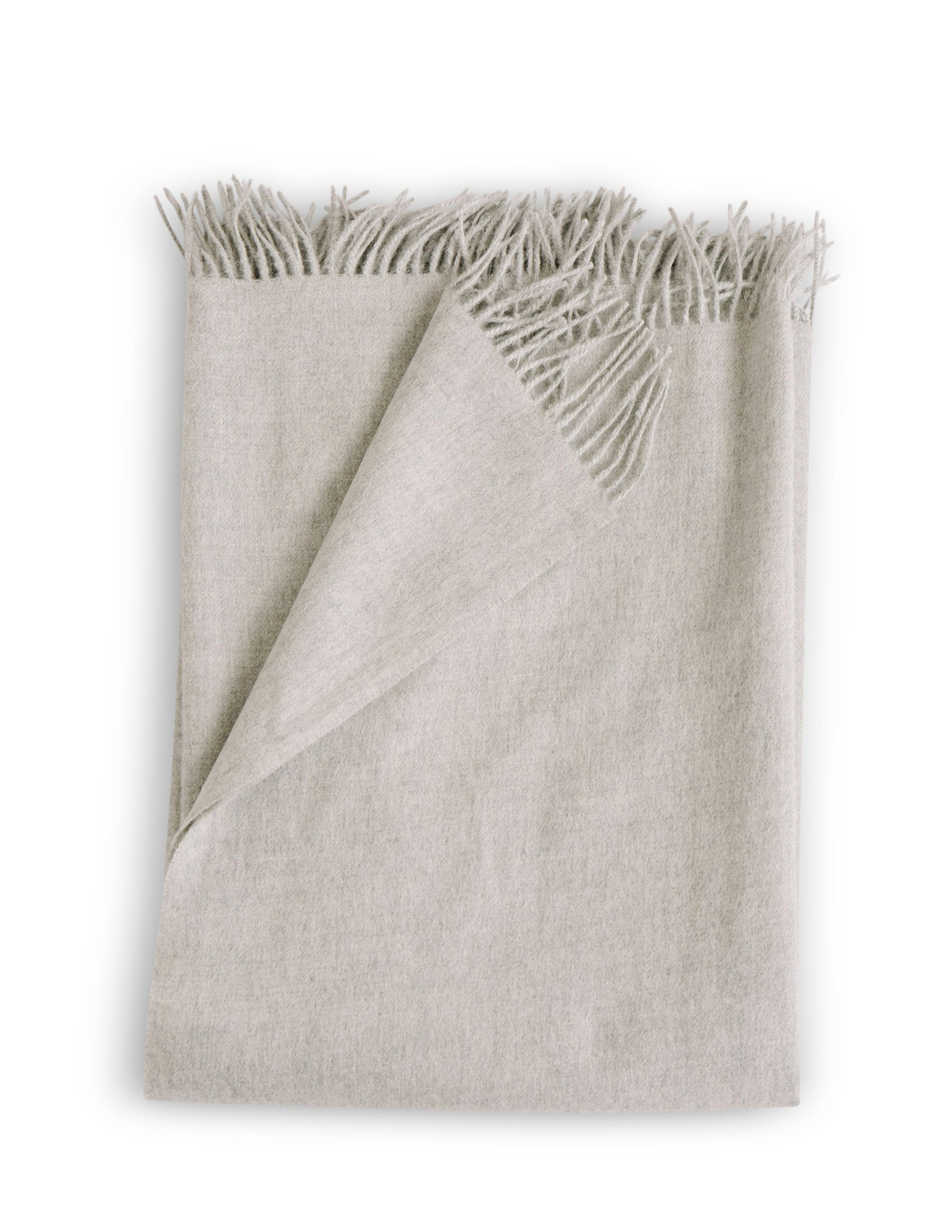 Alpaca Throw - Fog