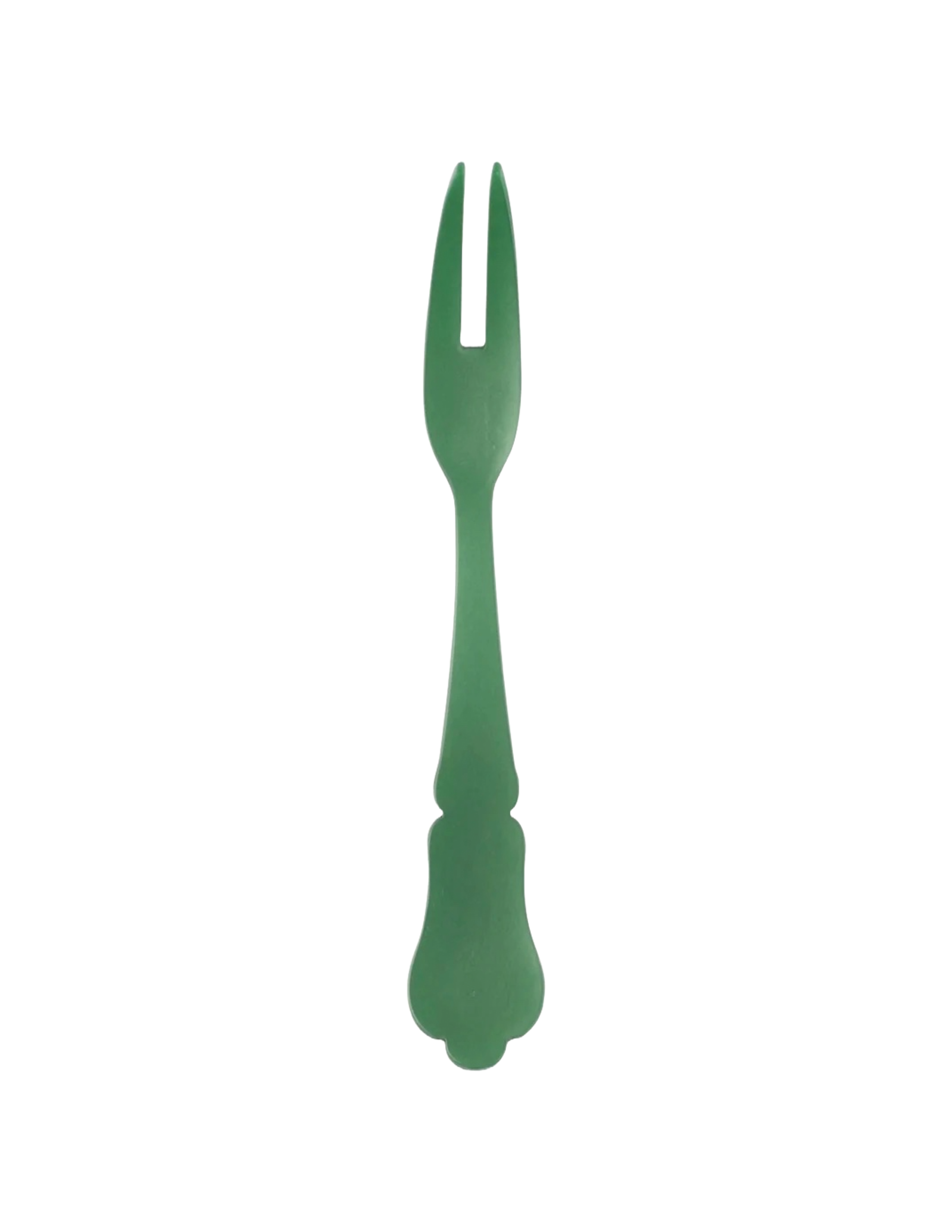 Honorine Cocktail Fork - Garden Green