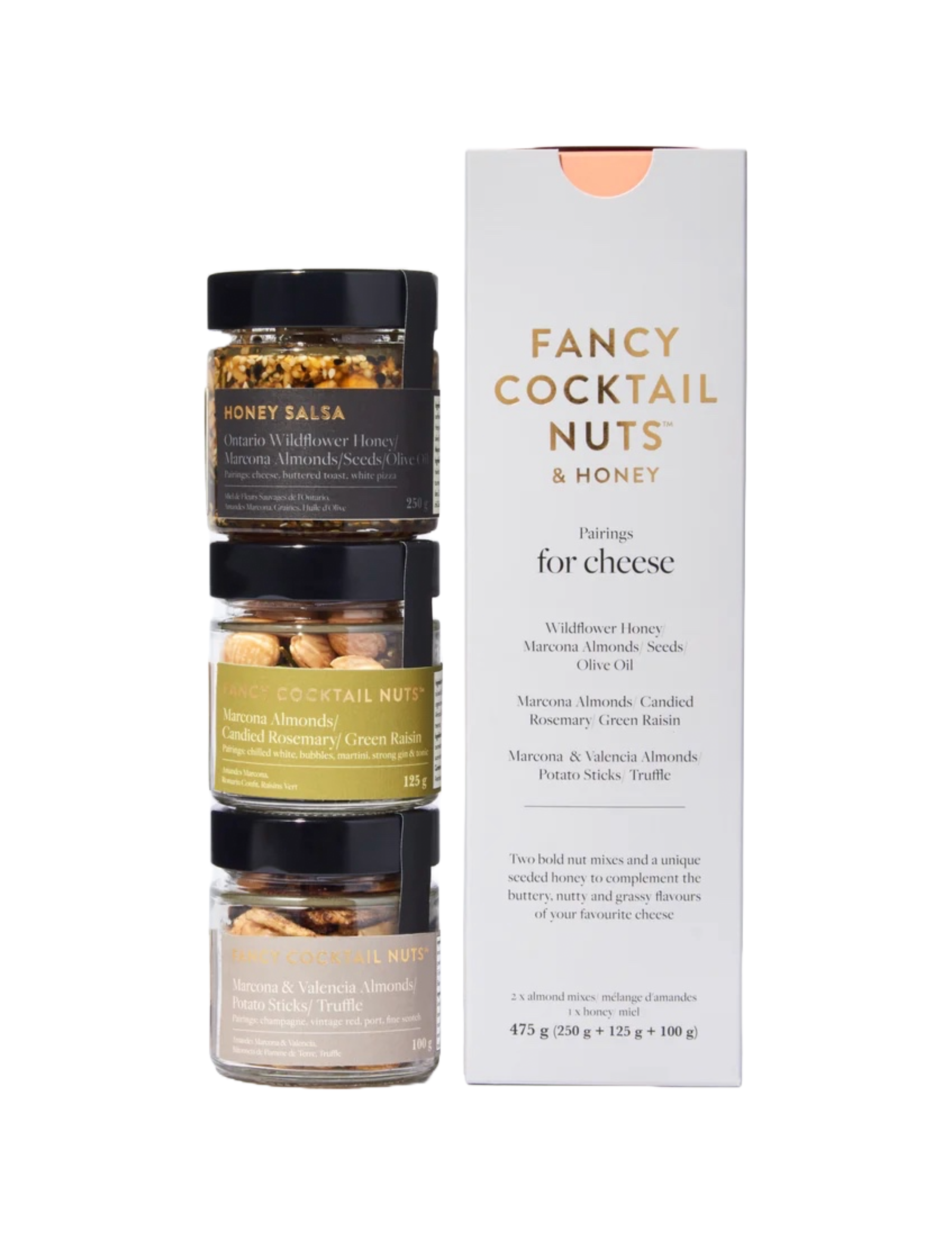 Nut Pairings Trio for Cocktails