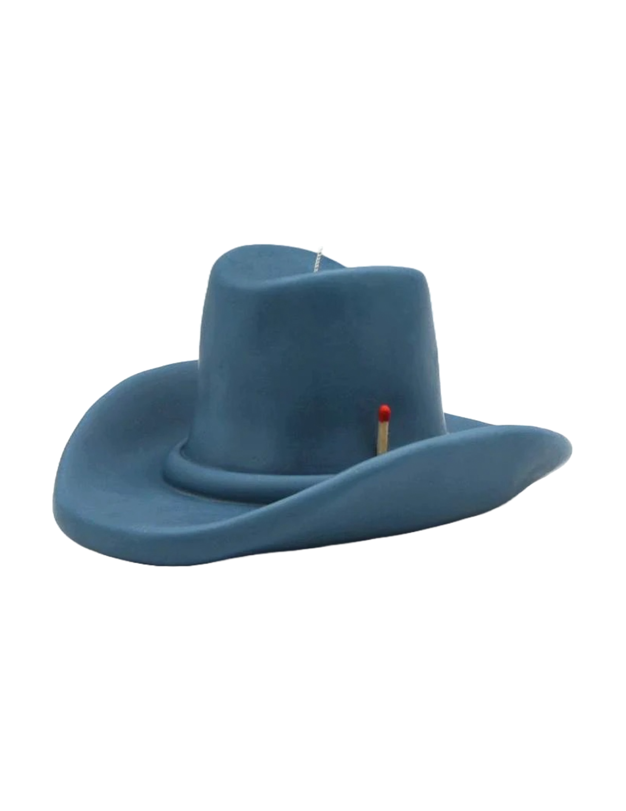 Belle Star Cowboy Hat Candle - Denim