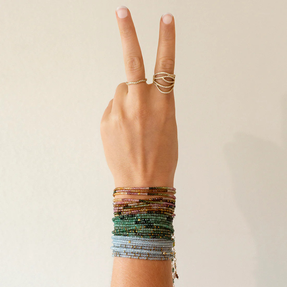Sakota Emerald Wrap Bracelet - Necklace