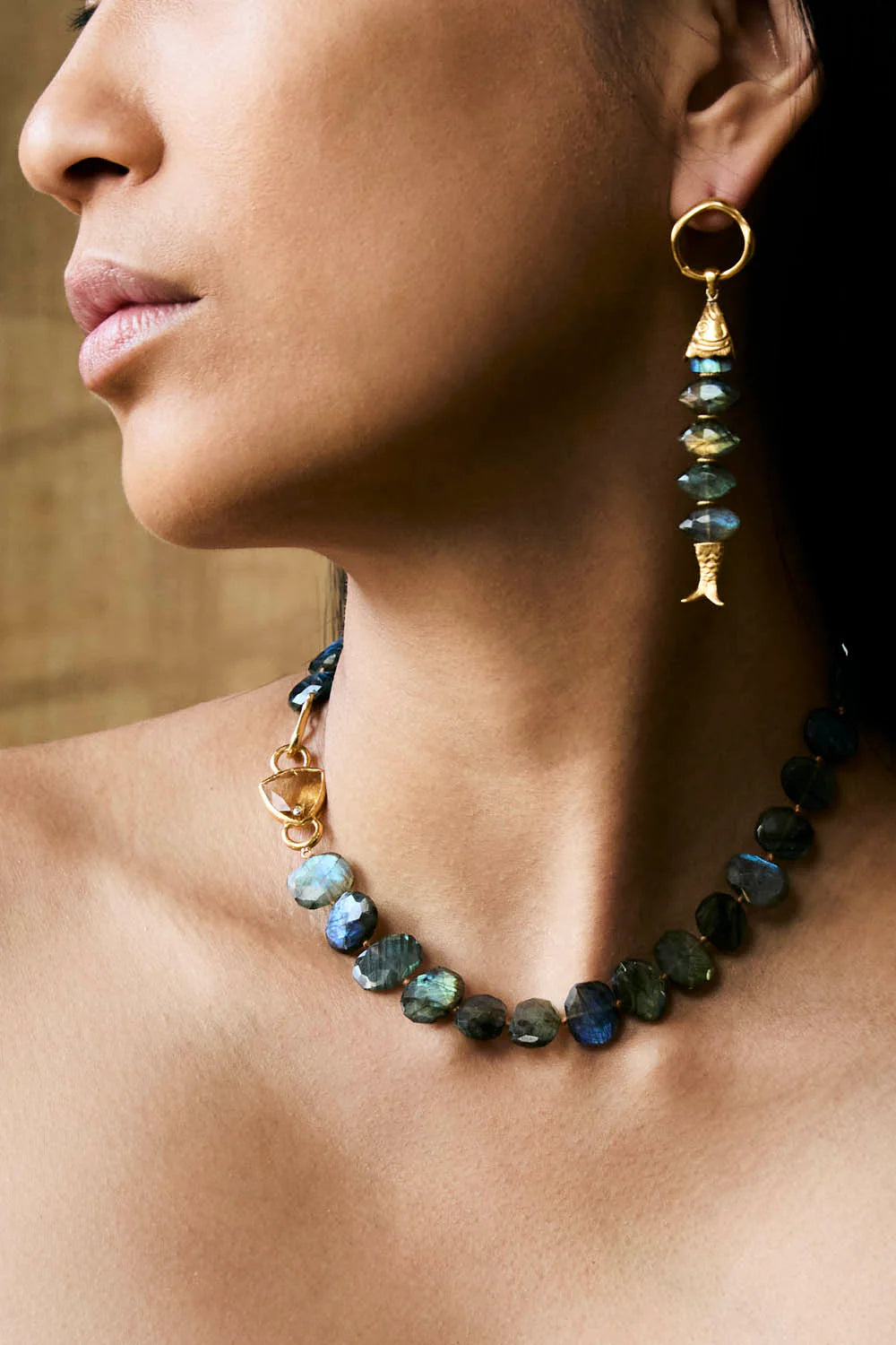 Ursula Necklace - Labradorite