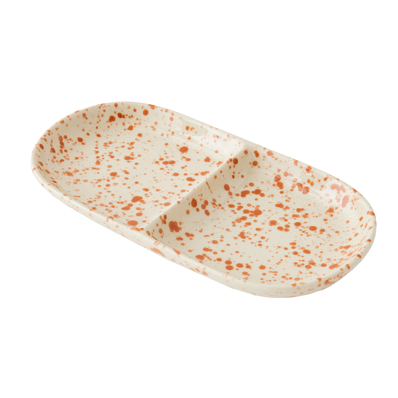 Splatterware Divided Tray - Terra