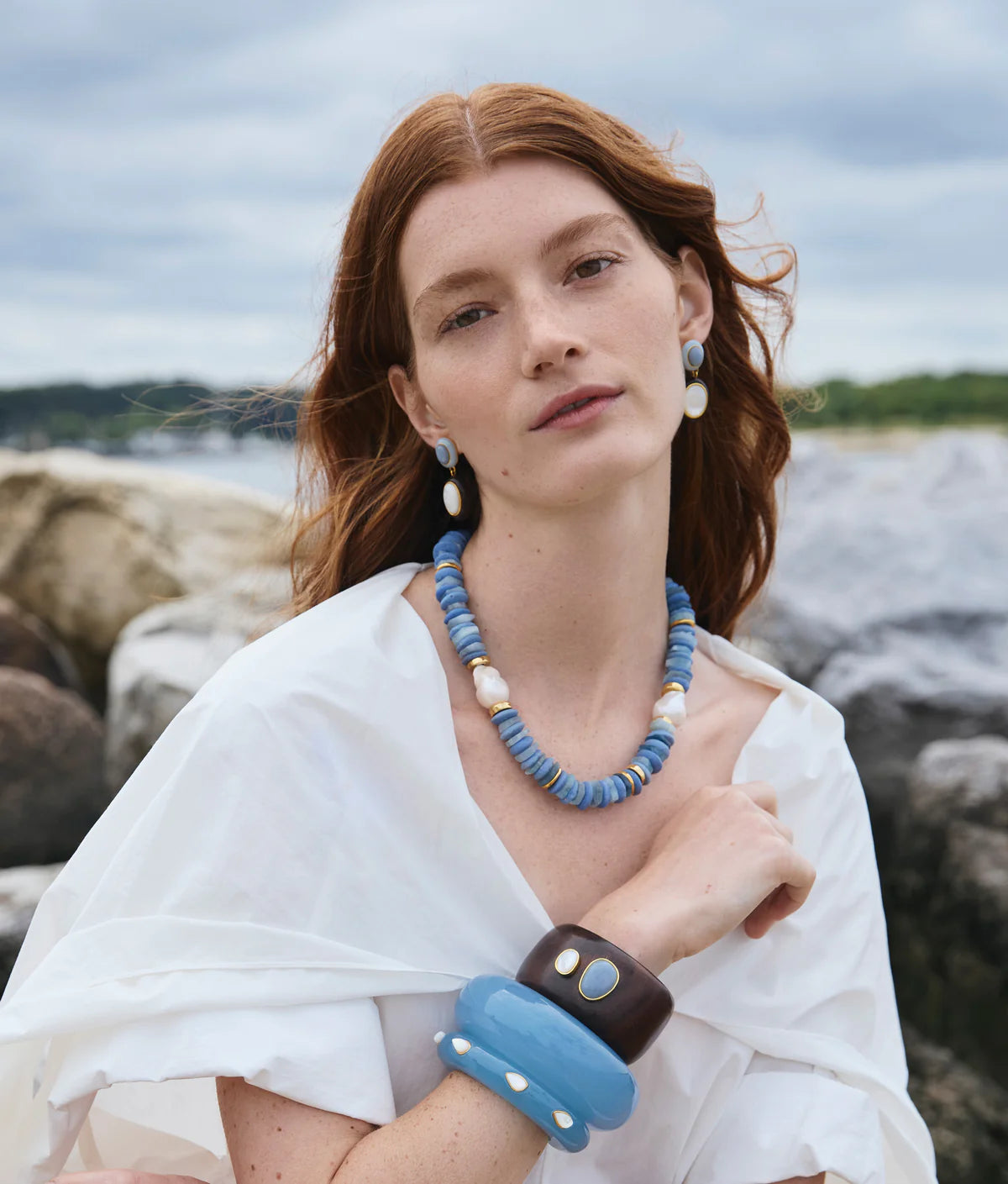 Ridge Cuff in Glacier & Pearl