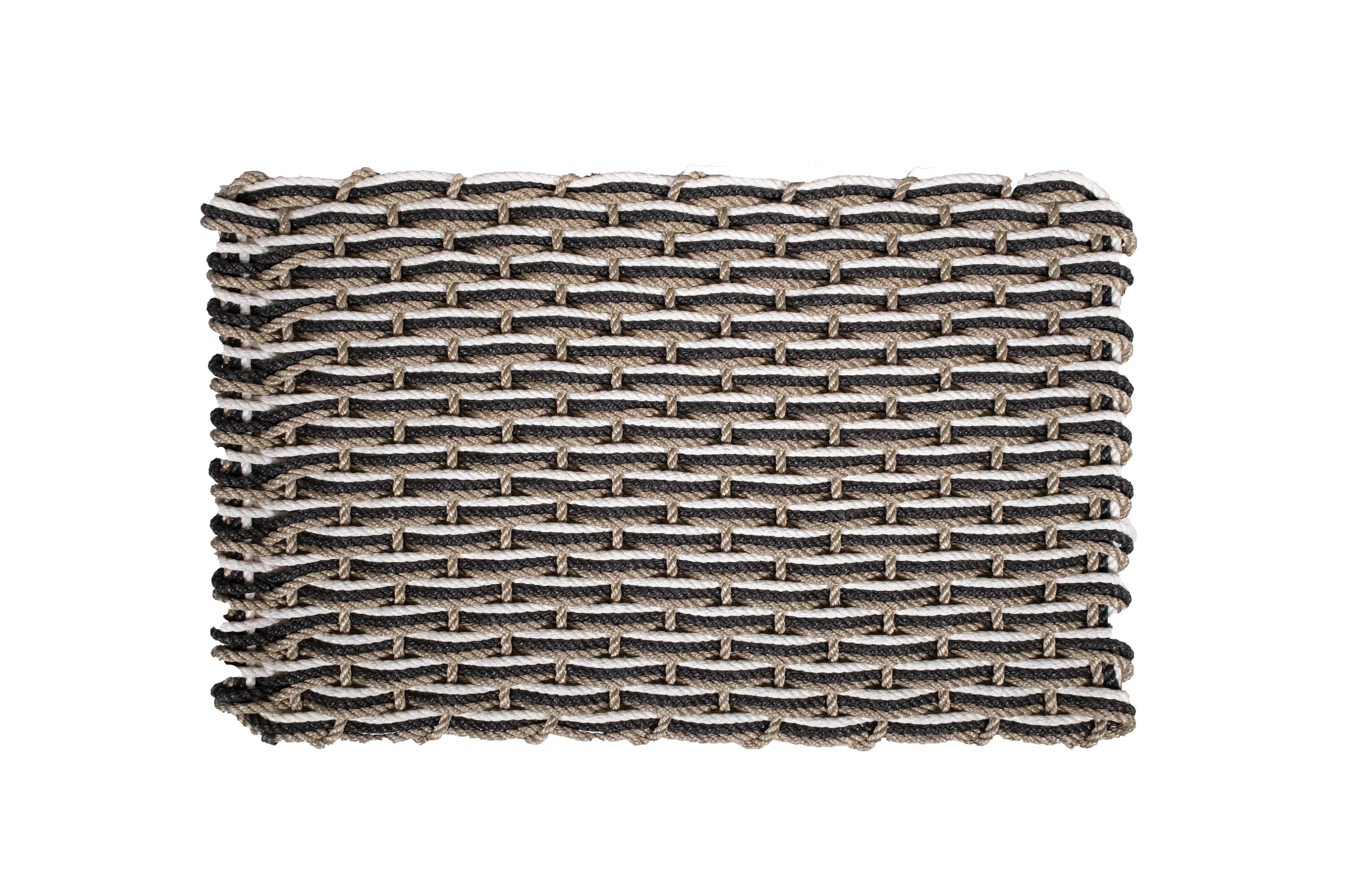 Doormat - Sand/Charcoal/Pearl Triple Weave