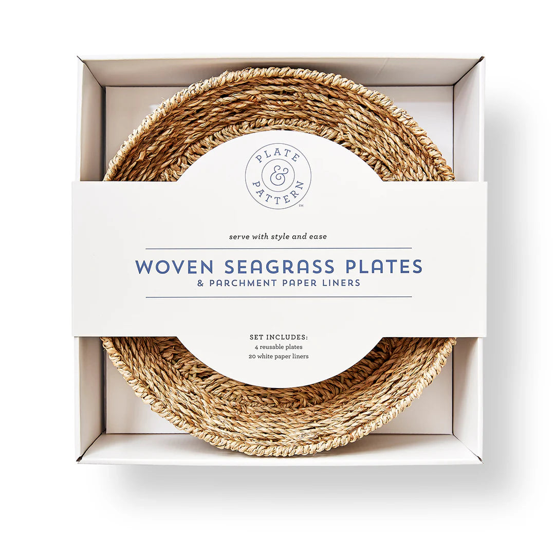 Woven Seagrass Plates - Set of 4