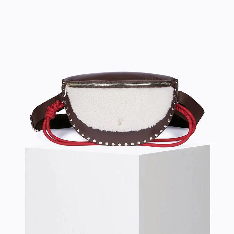 Smile Belt Bag - Choco Wool