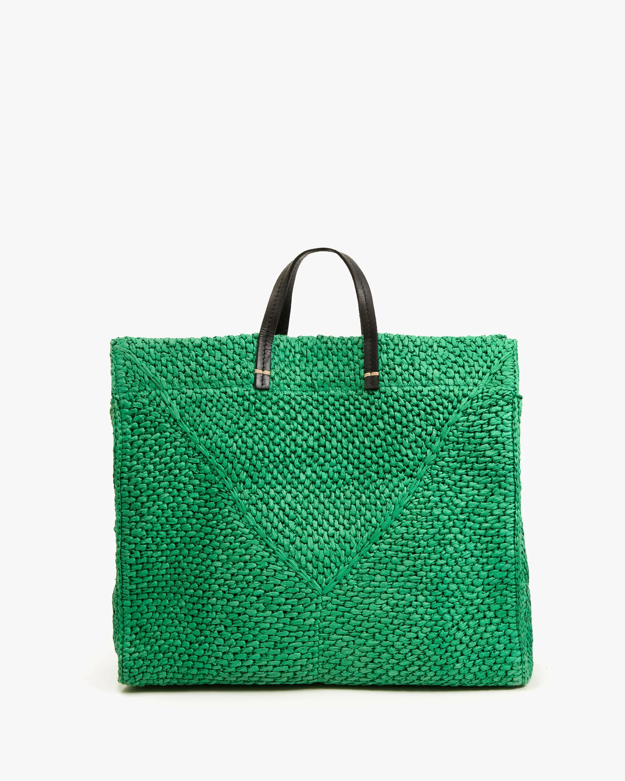 Summer Simple Tote - Green Apple Raffia
