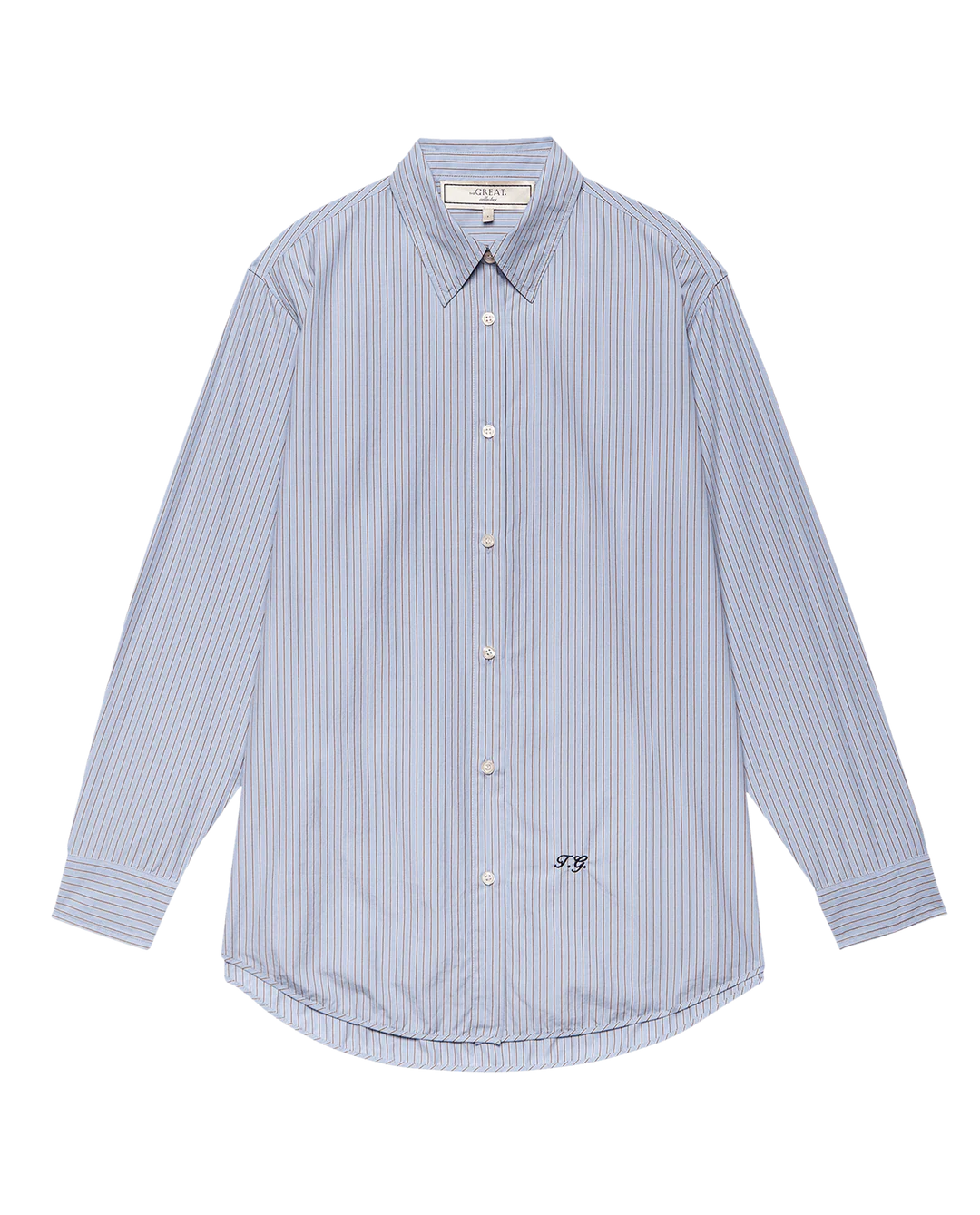 The Menswear Button Up - Alumni Stripe