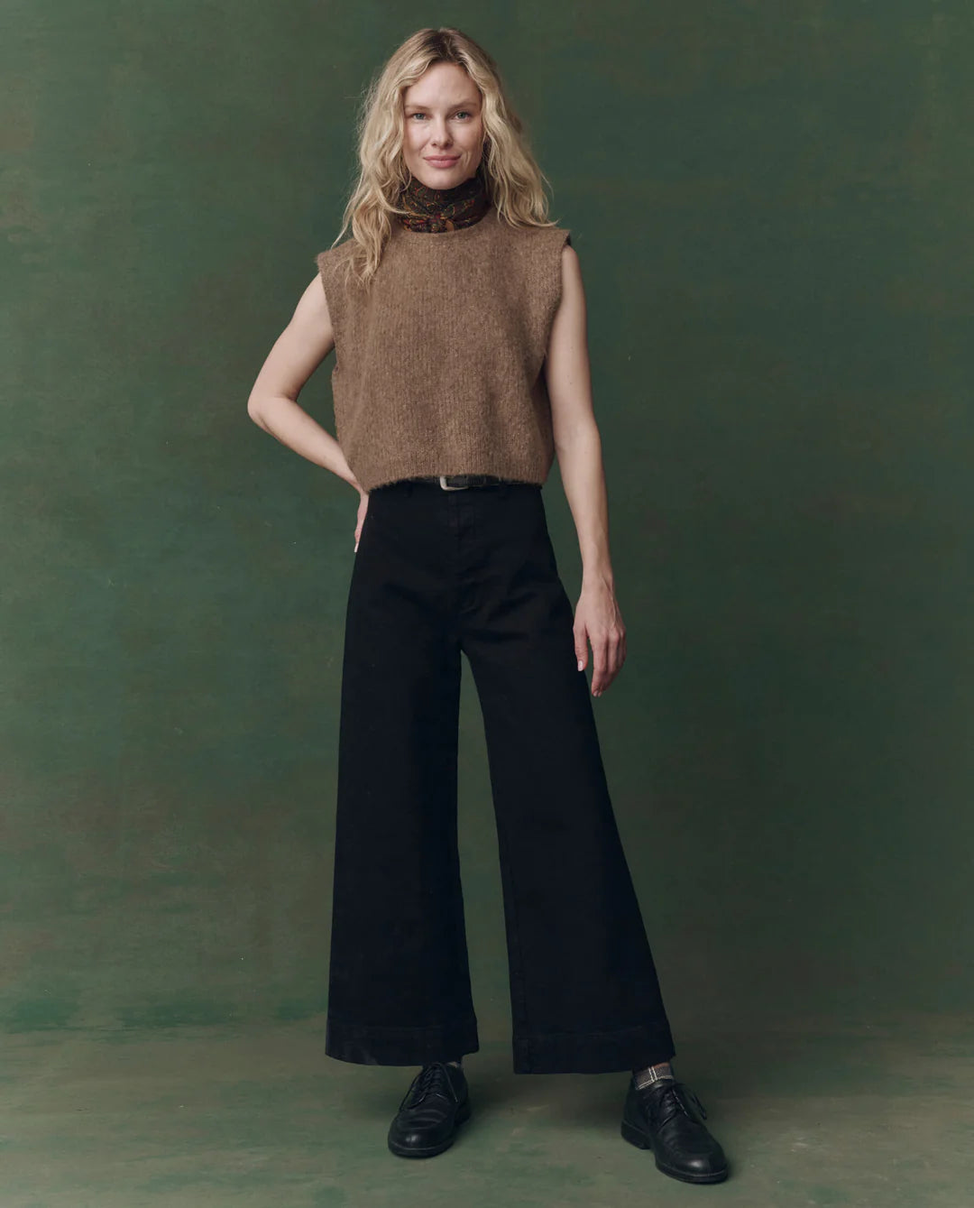 The Brushed Melange Sweater - Doe