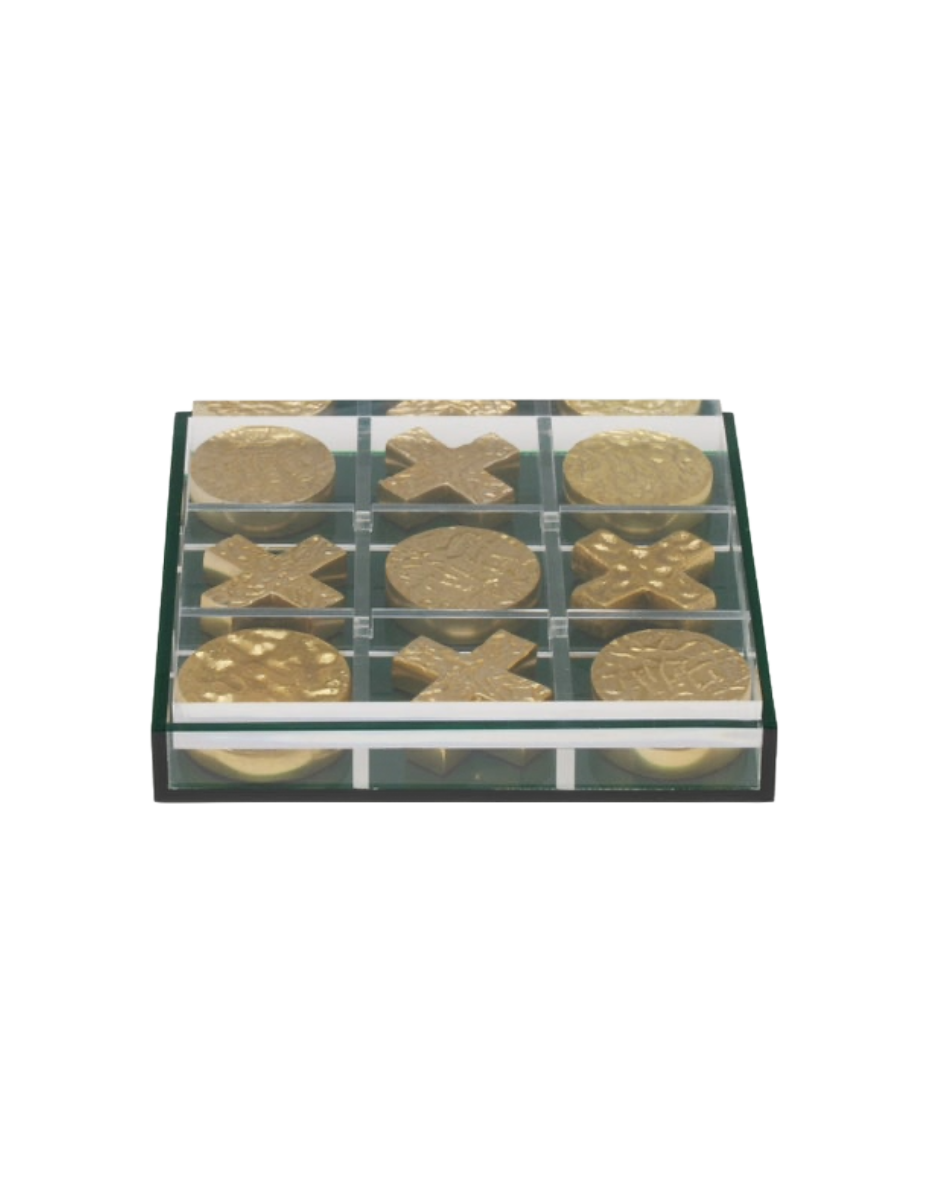 Alzey Tic Tac Toe Set - Clear/Green