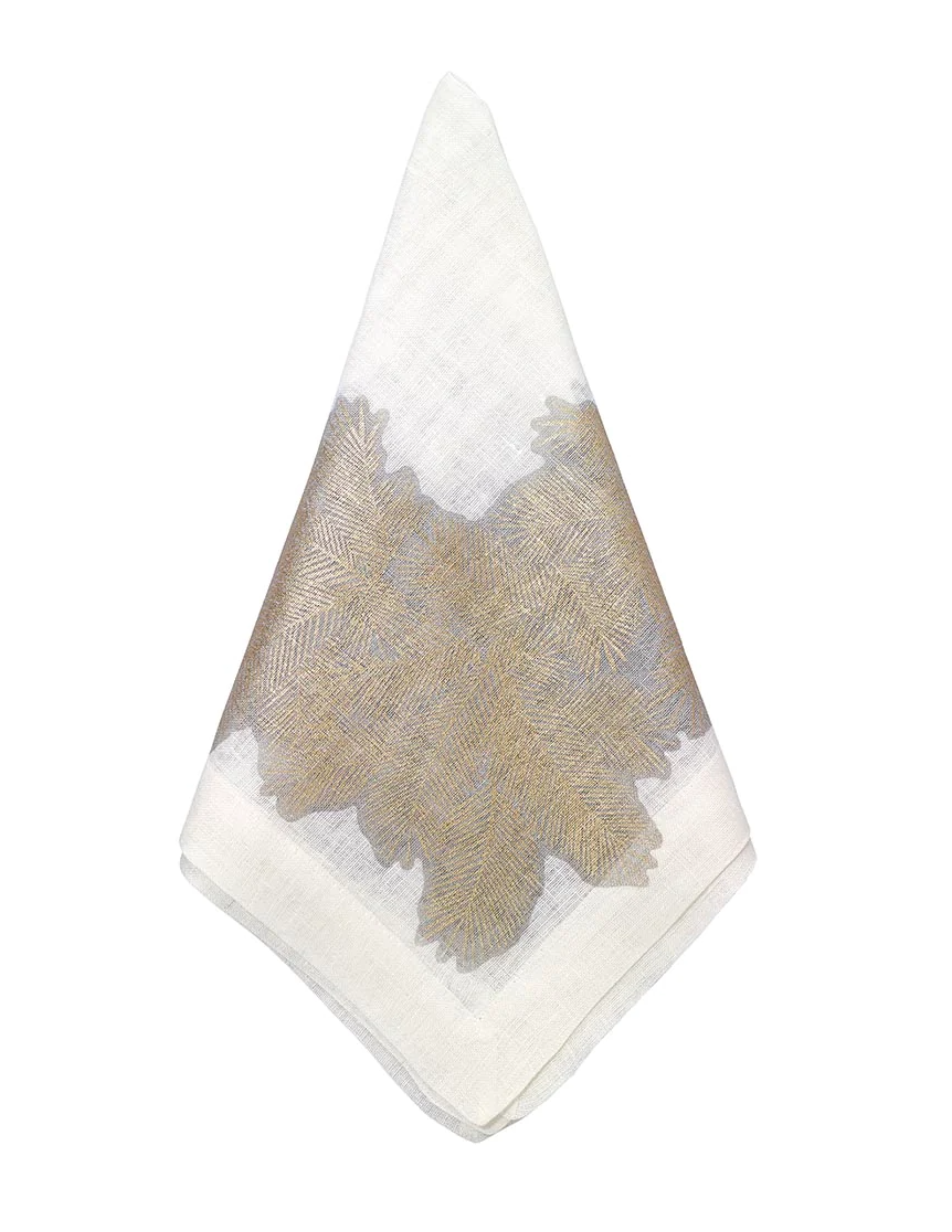 Spruce Napkin Set/4 - Antique Gold