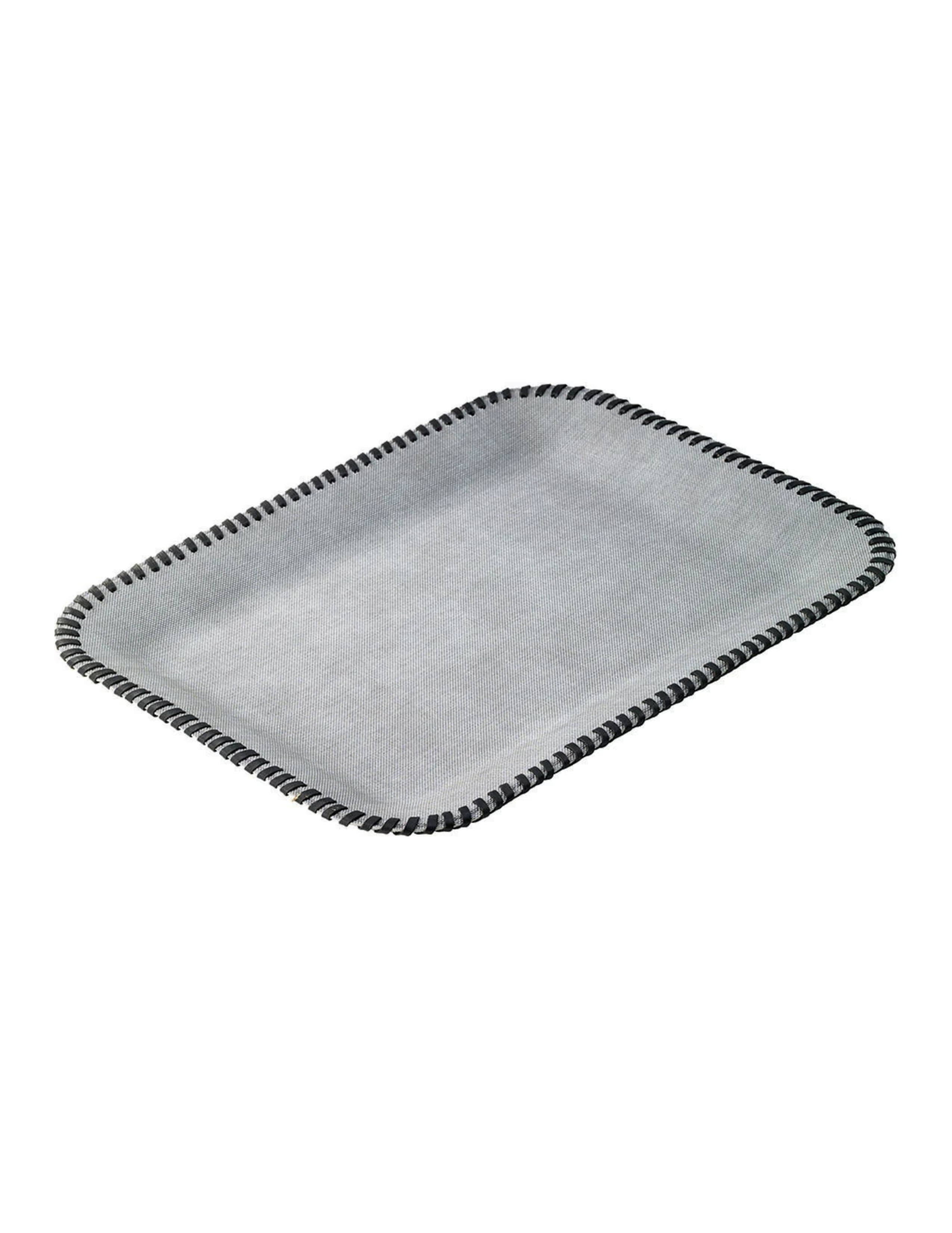 Whipstitch Flat Tray - Grey