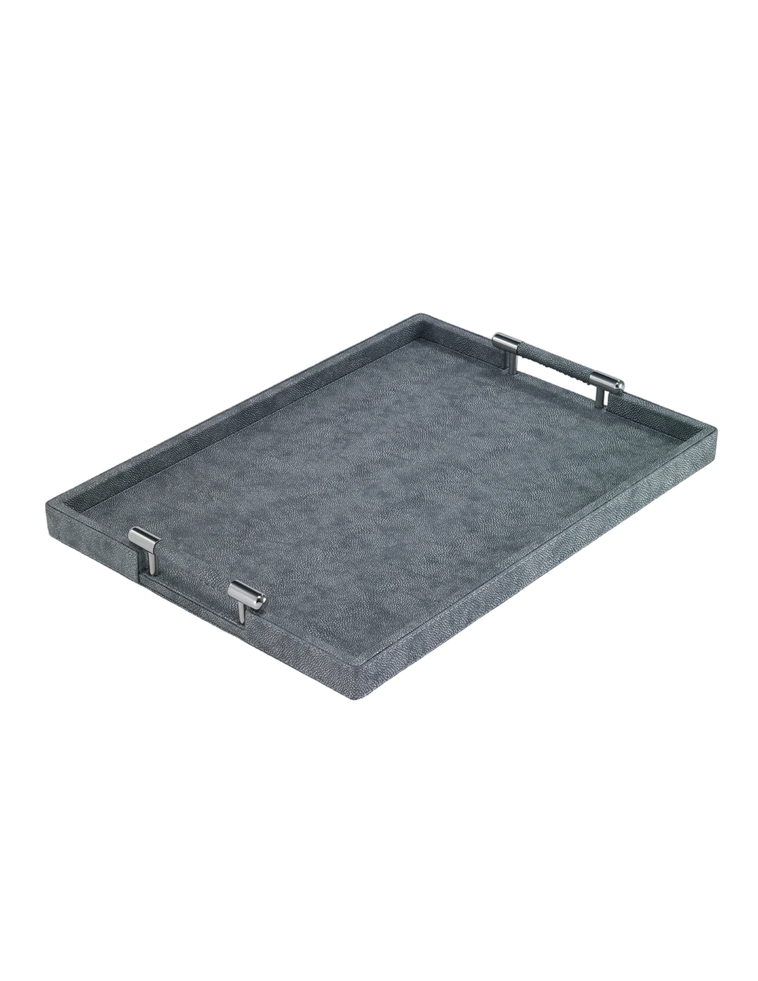 Stingray Rect. Handle Tray - Grey