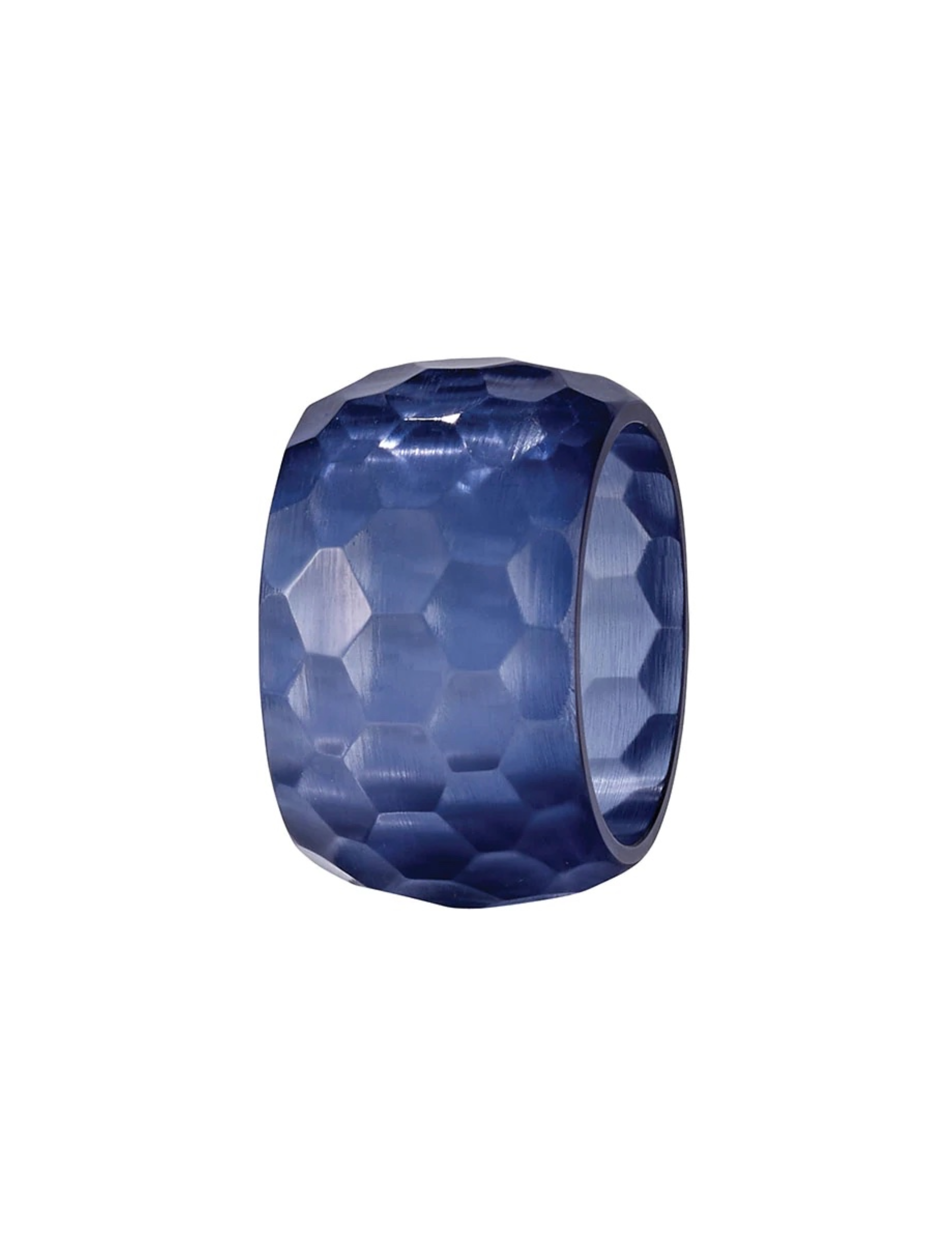 Opaque Prism Napkin Rings Set/4 - Navy