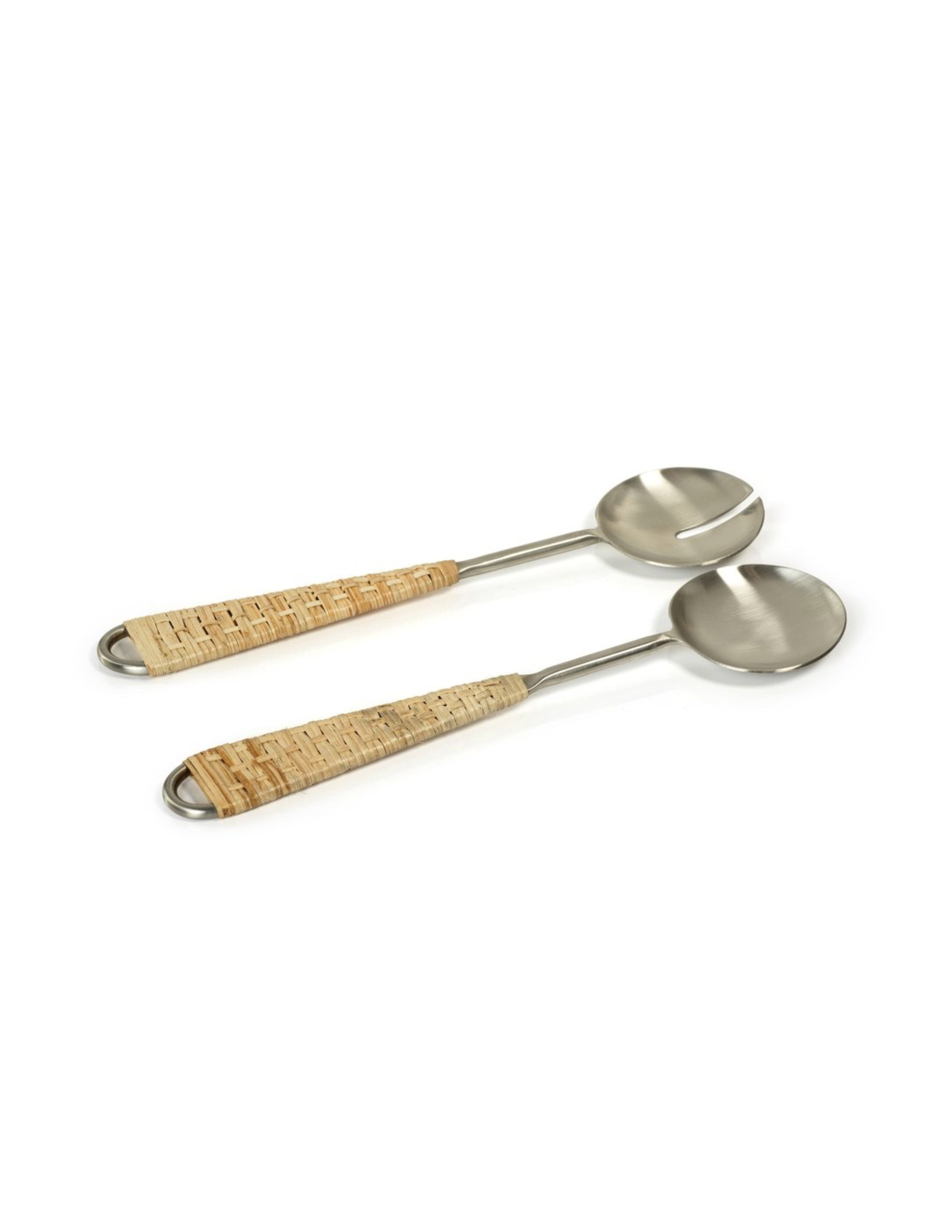 Mendocino Metal and Rattan Server Set