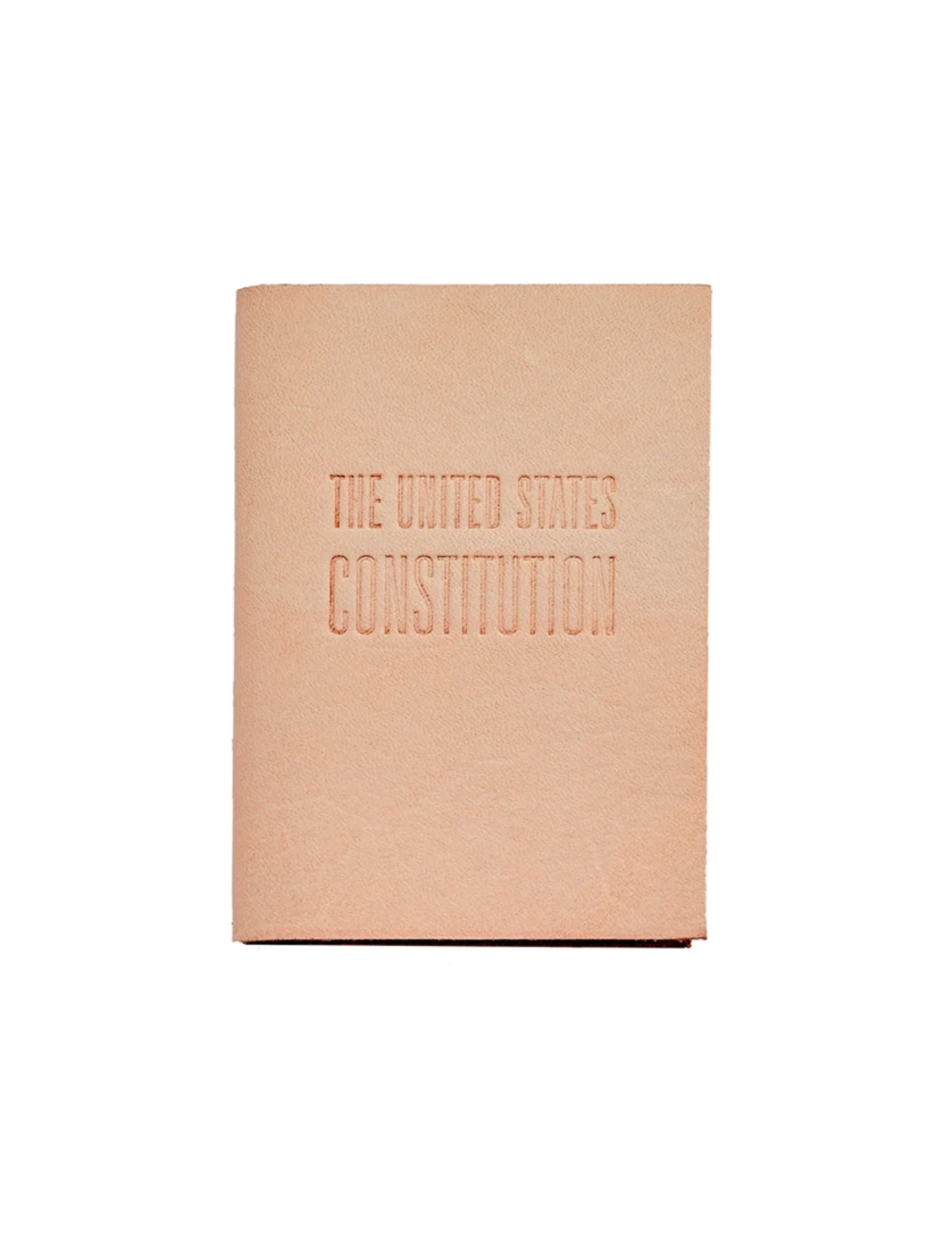 Mini Leather Constitution - Natural