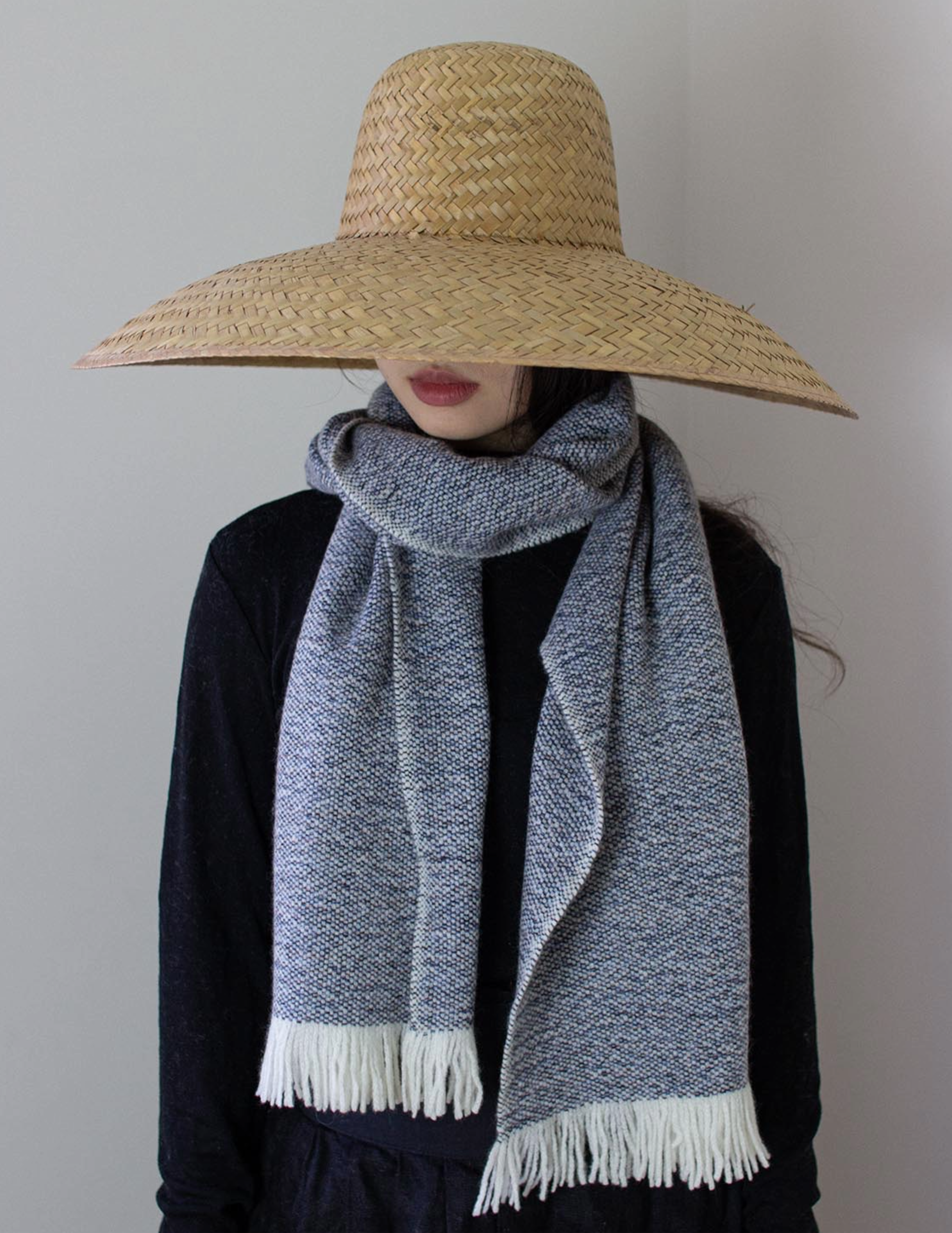 Baker Cashmere Scarf - Flint Grey