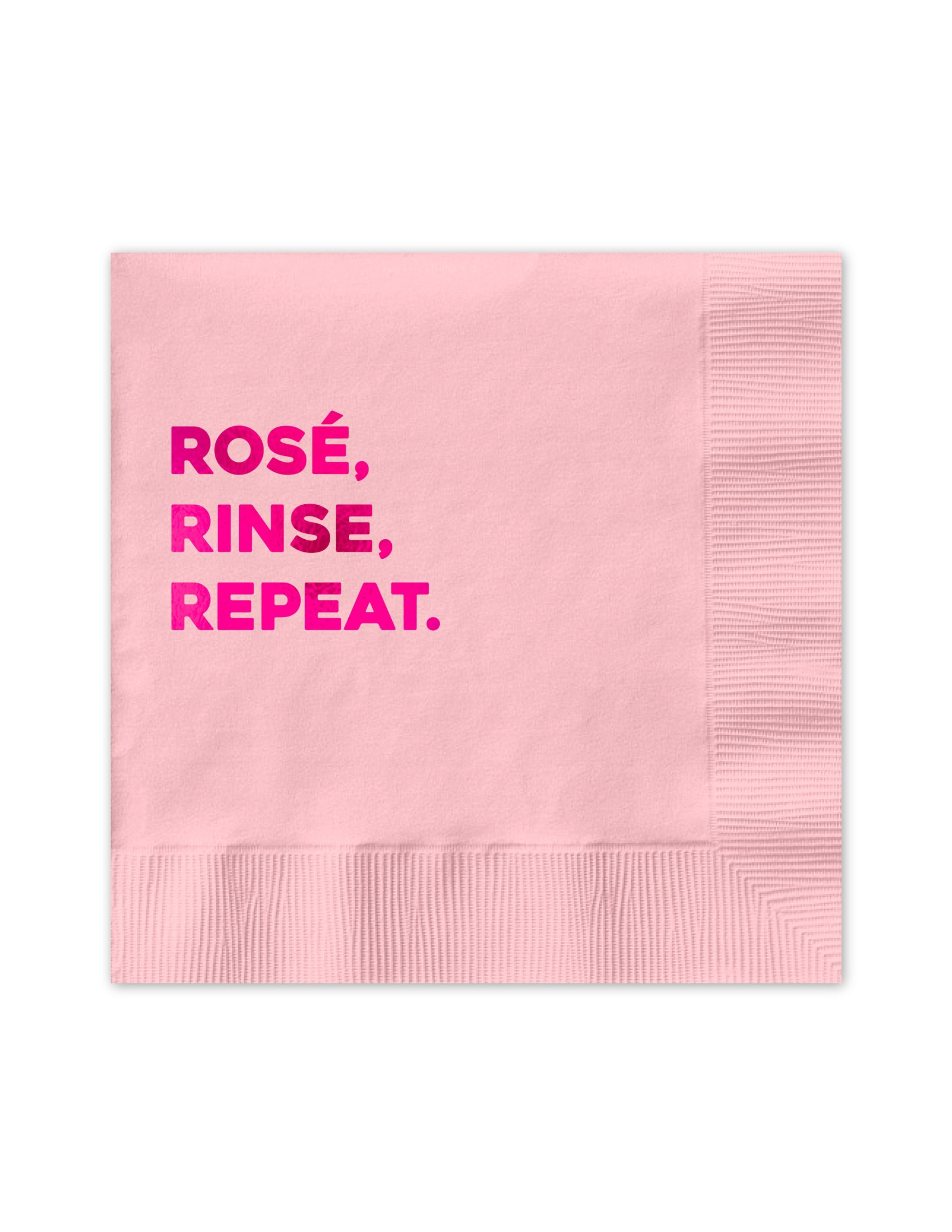 Rosé Cocktail Napkin