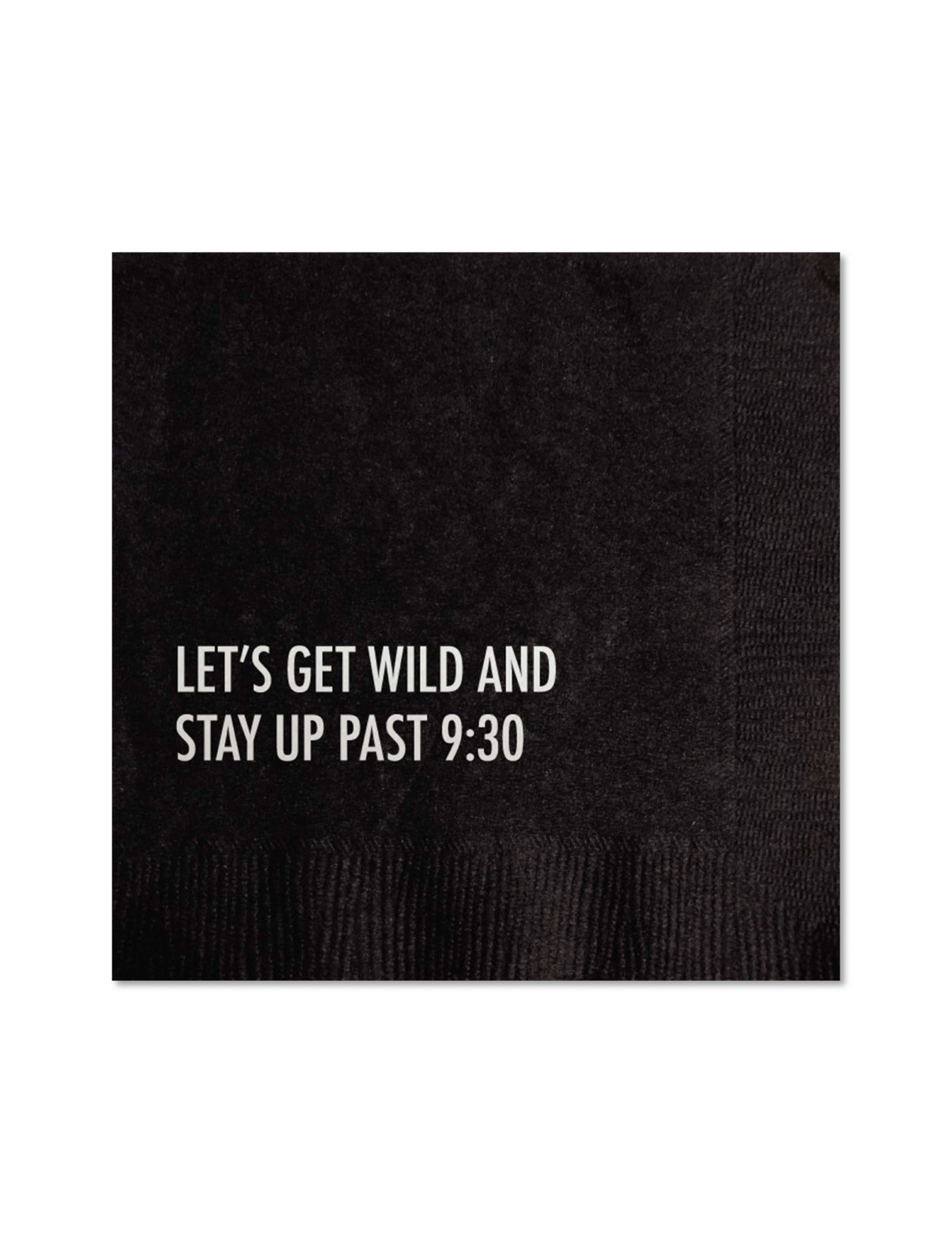 Get Wild Cocktail Napkin