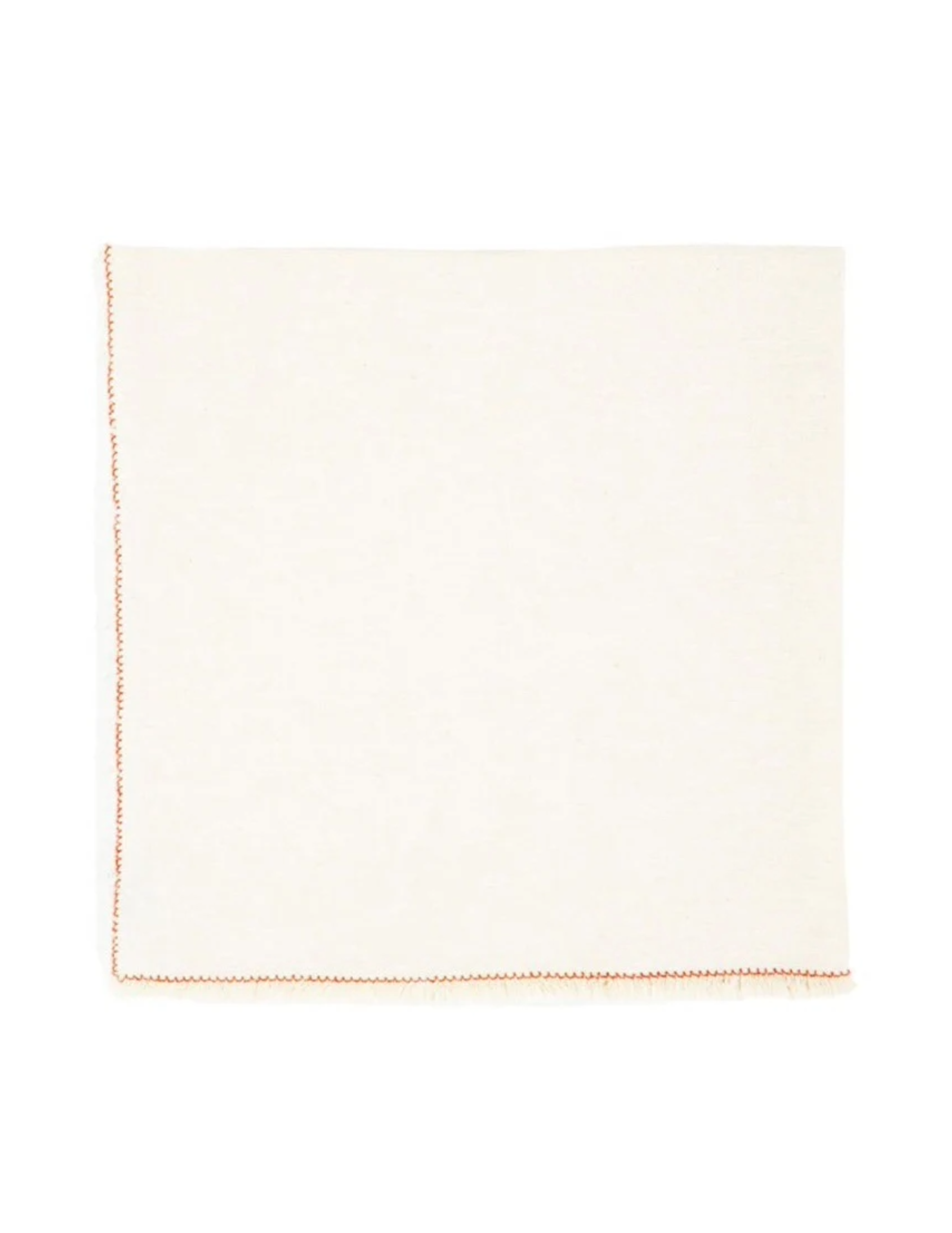 Nomad Stitch Fringe Napkin Set of 4 - Coral
