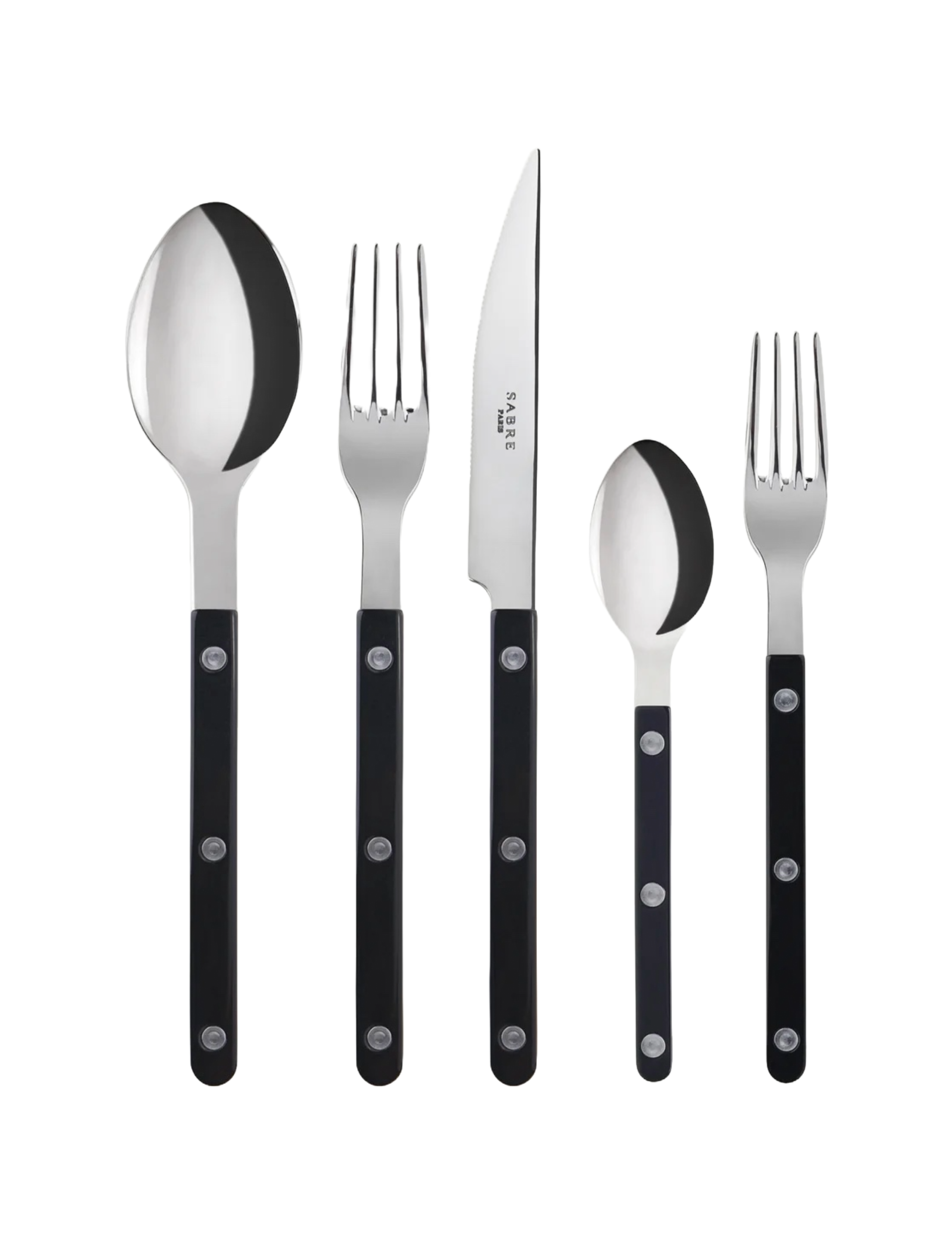 Bistro 5pc Place Setting - Black