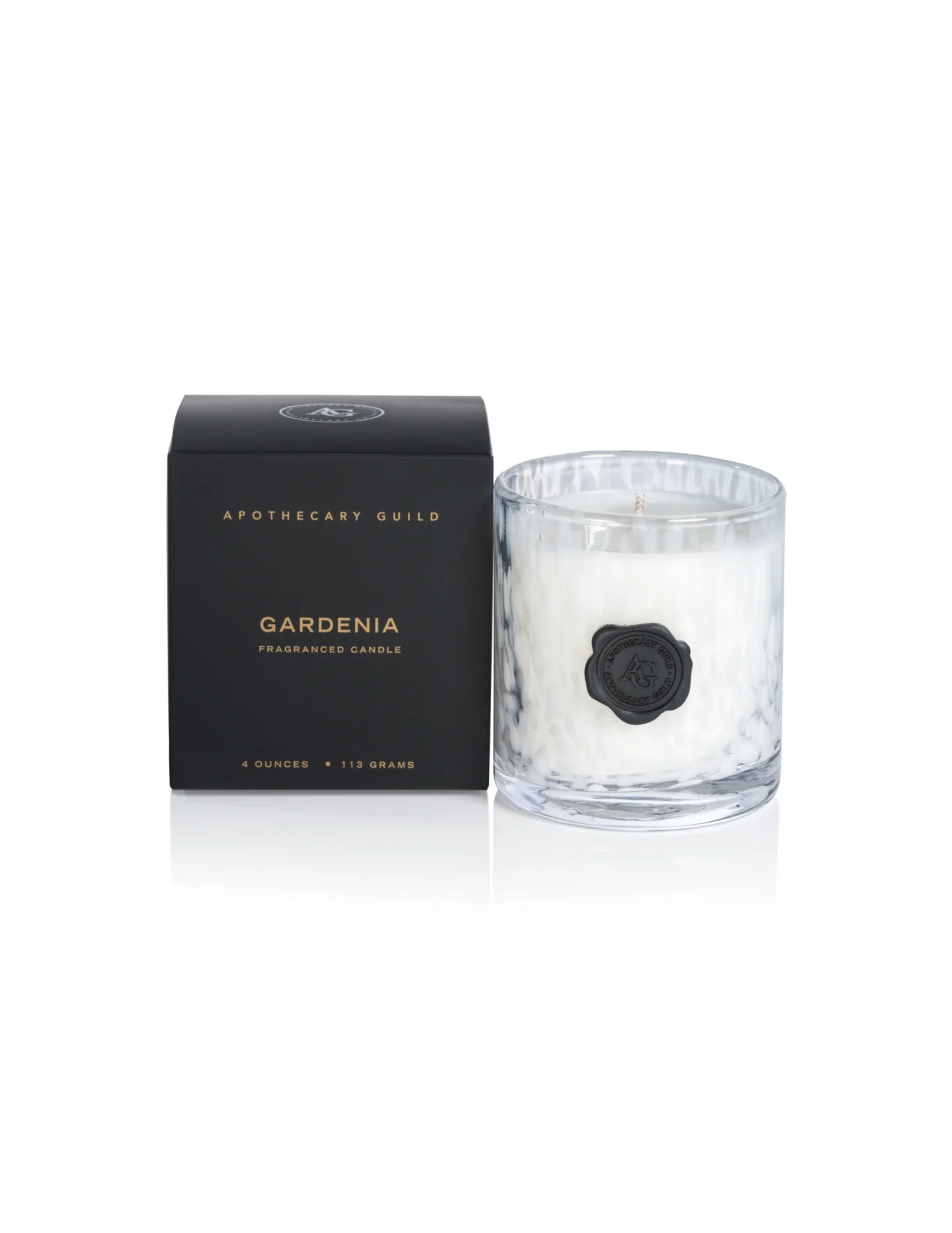 Opal Glass Mini Candle Jar in Gift Box - Gardenia