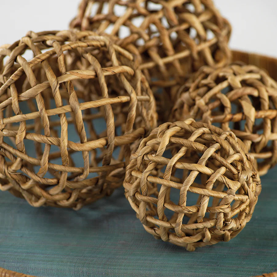 Water Hyacinth Twisted Fill Ball - Large