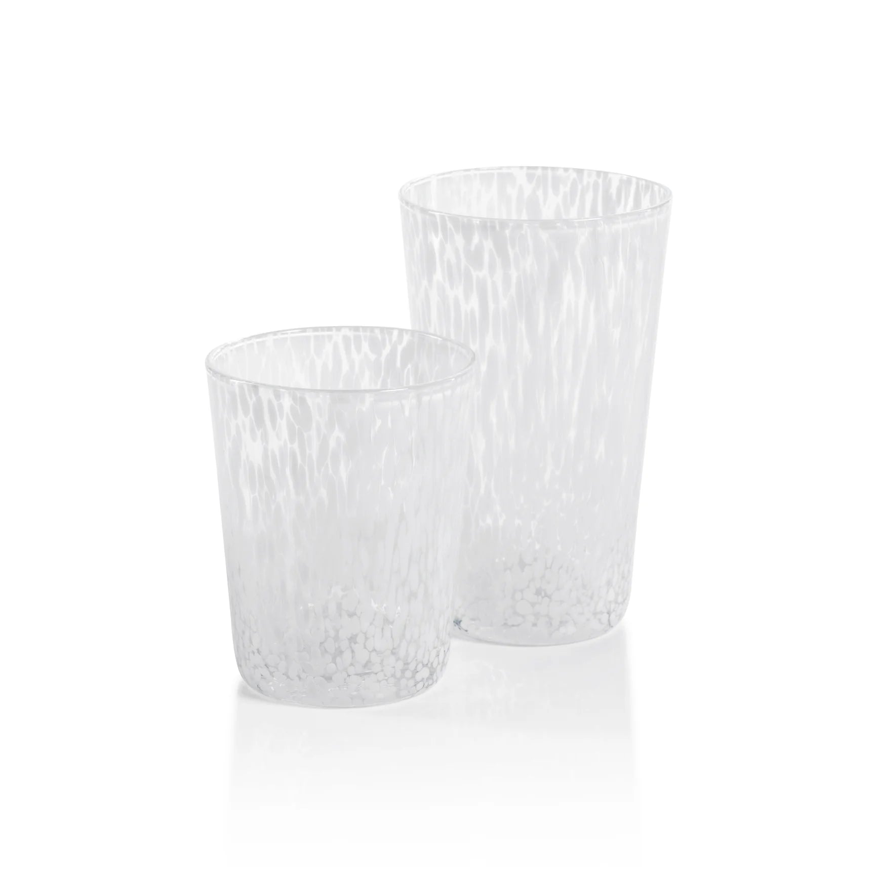 Gigi Speckled Highball Set/4 - White