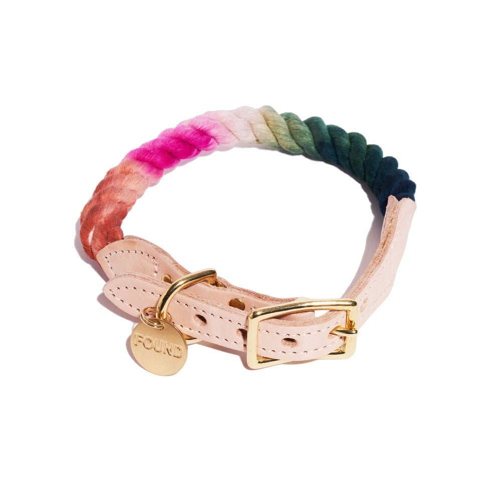 Cotton Rope Cat & Dog Collar - Spring Bouquet