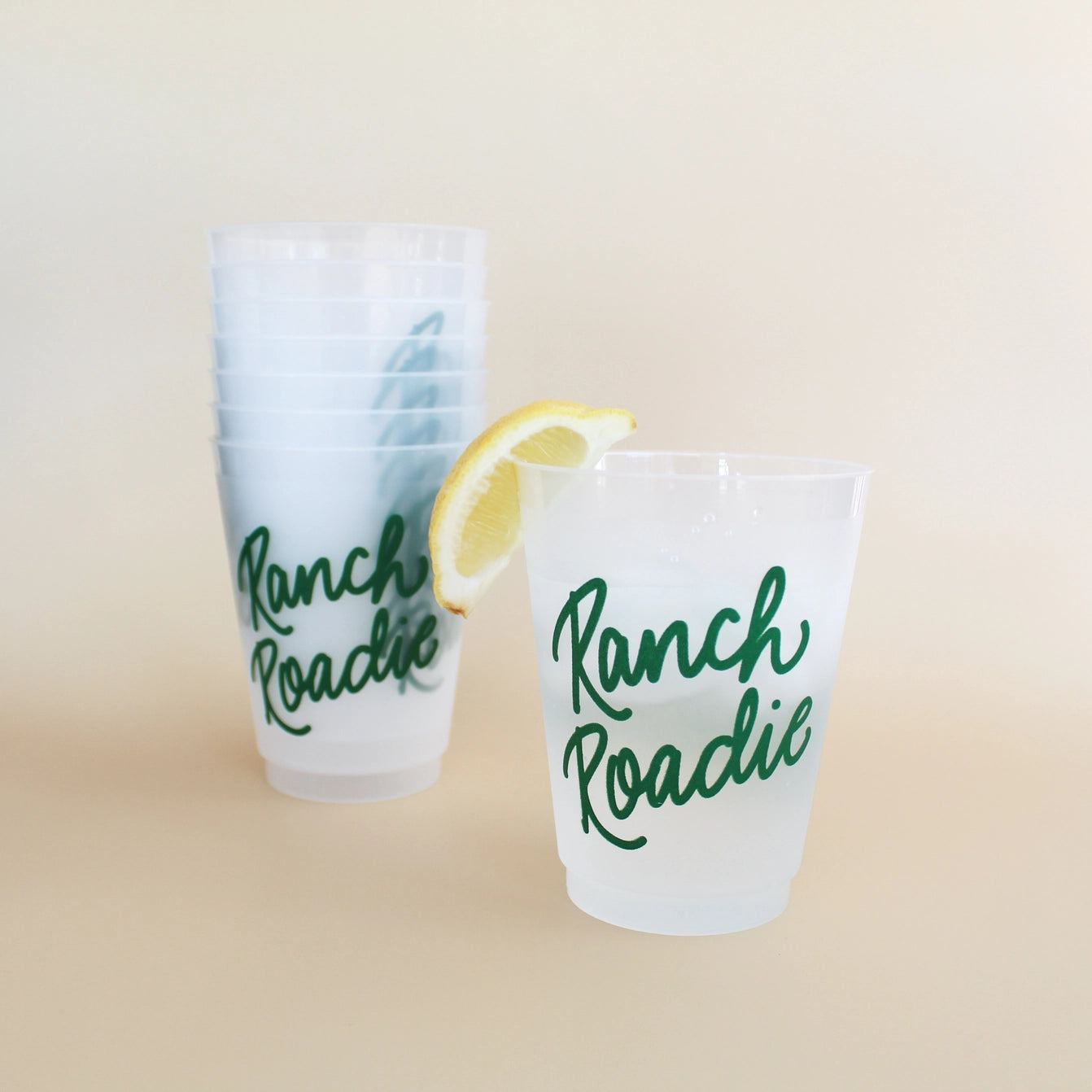 Ranch Roadie Frosted Acrylic Cups