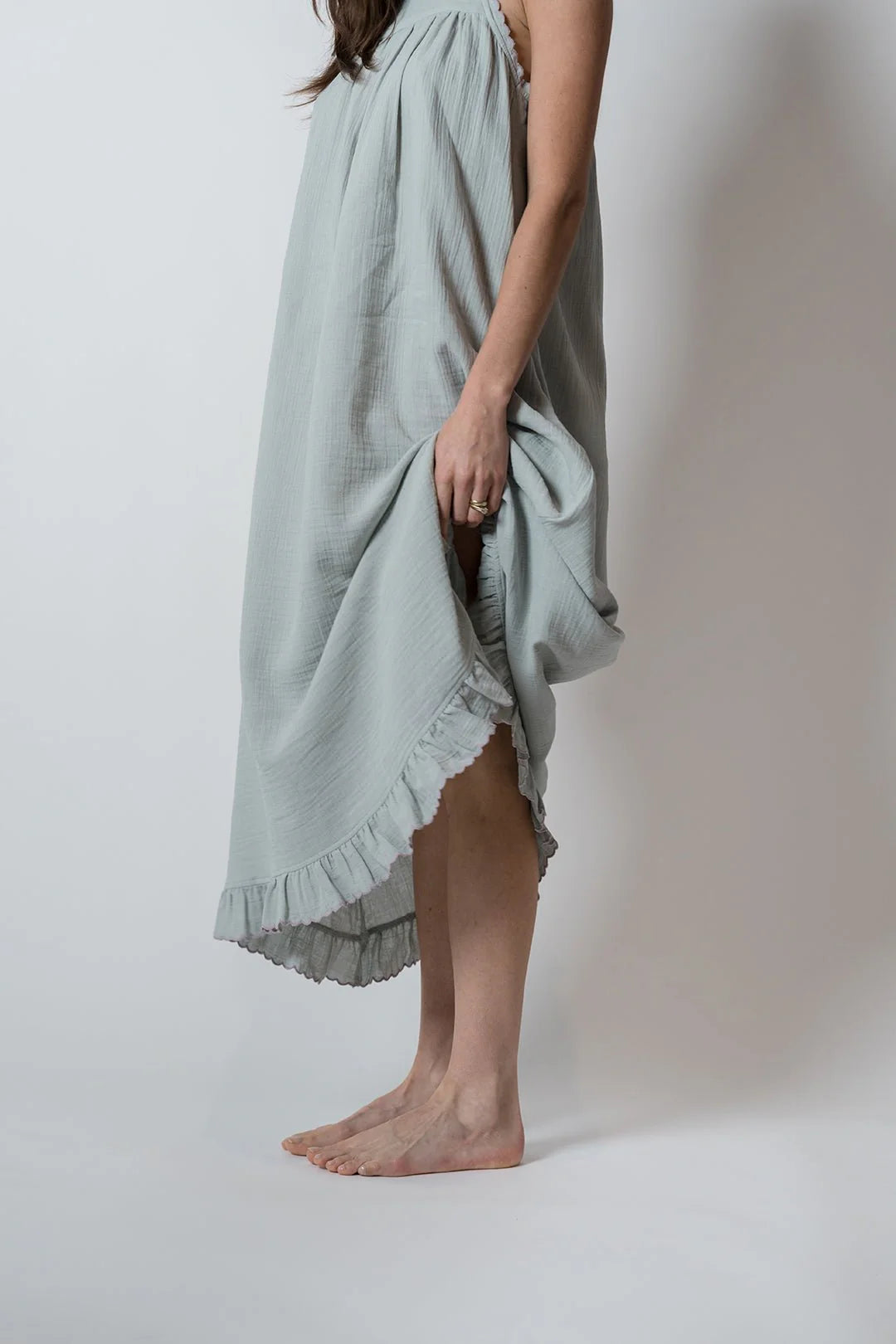 Alaia Slip Dress - Sage