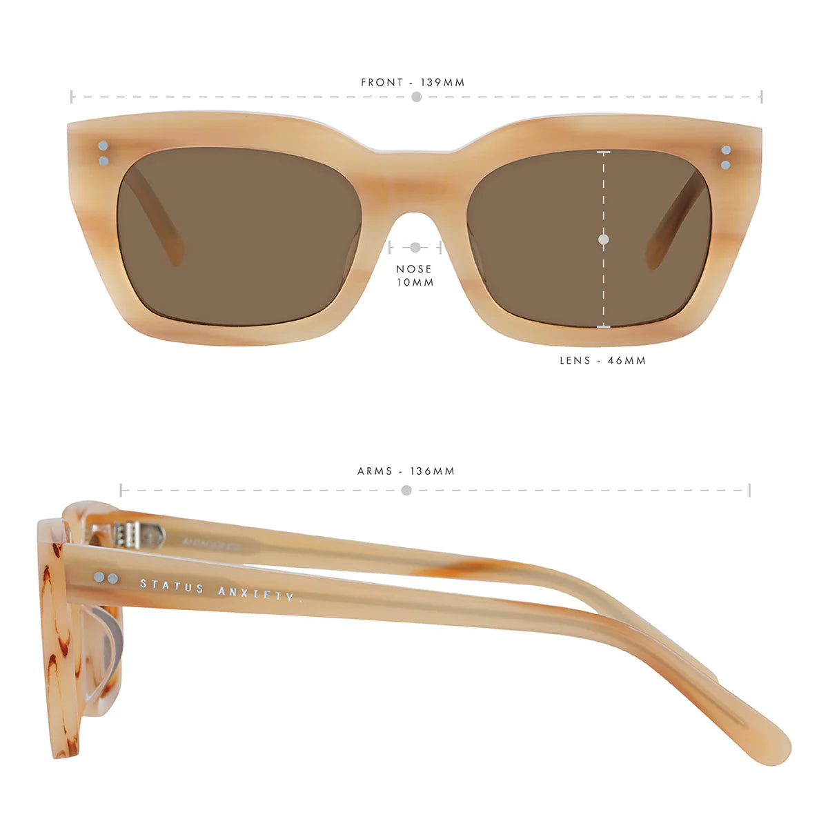 Antagonist Sunglasses - Blonde