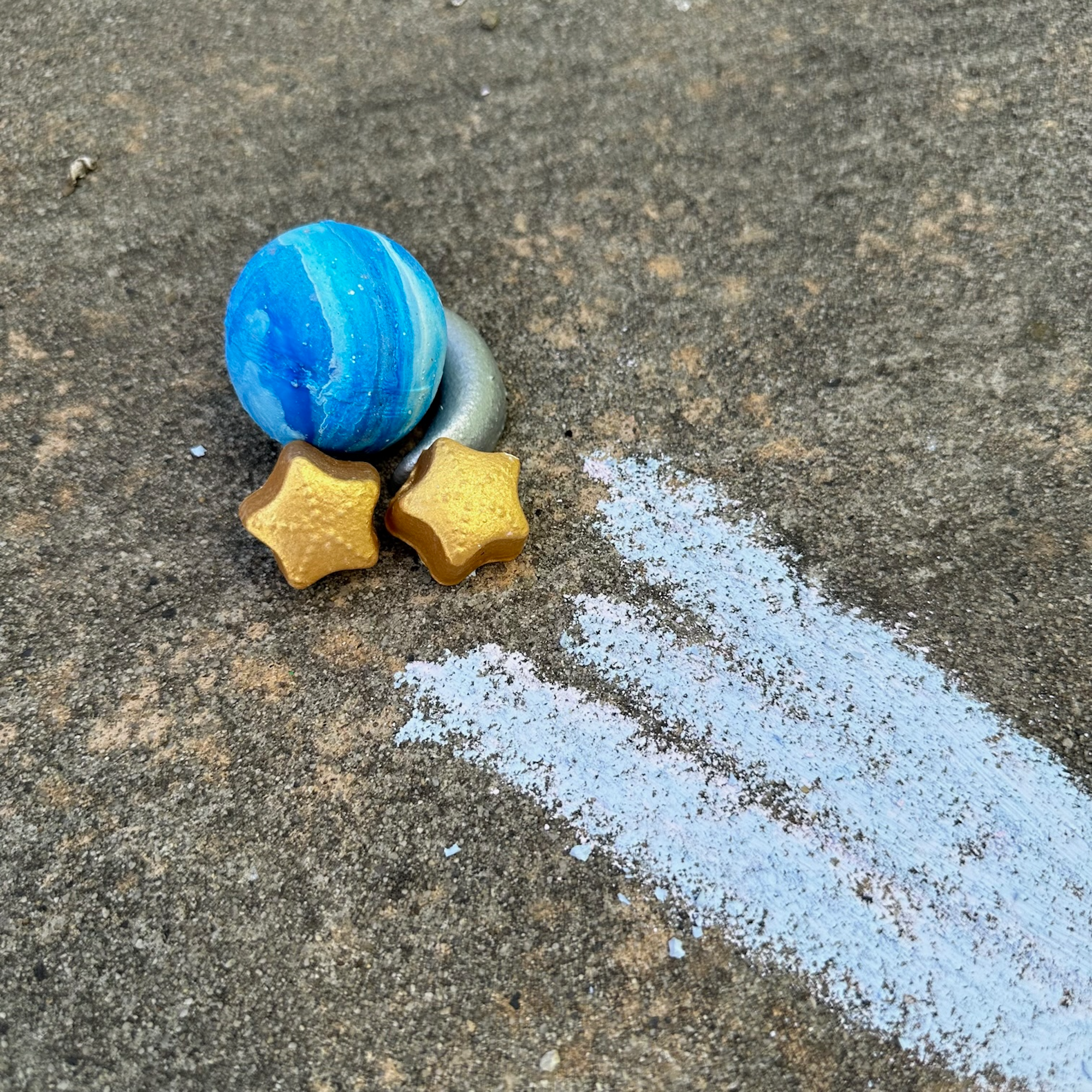 Assorted Mini Galaxy Sidewalk Chalk