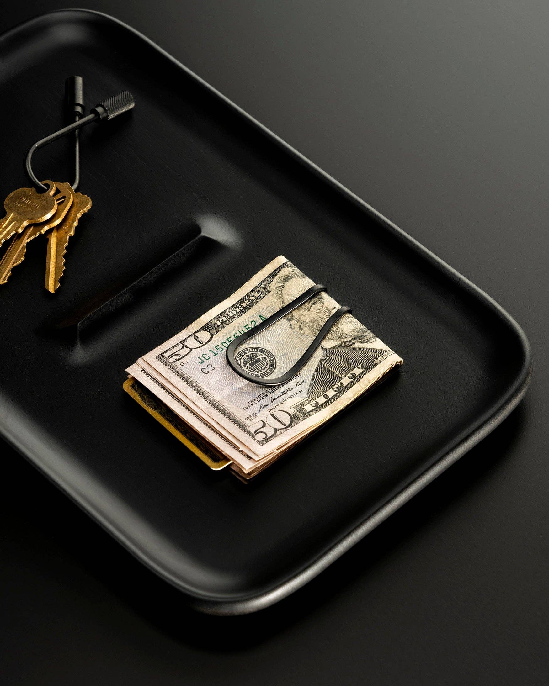 Station Money Clip - Vapor Black