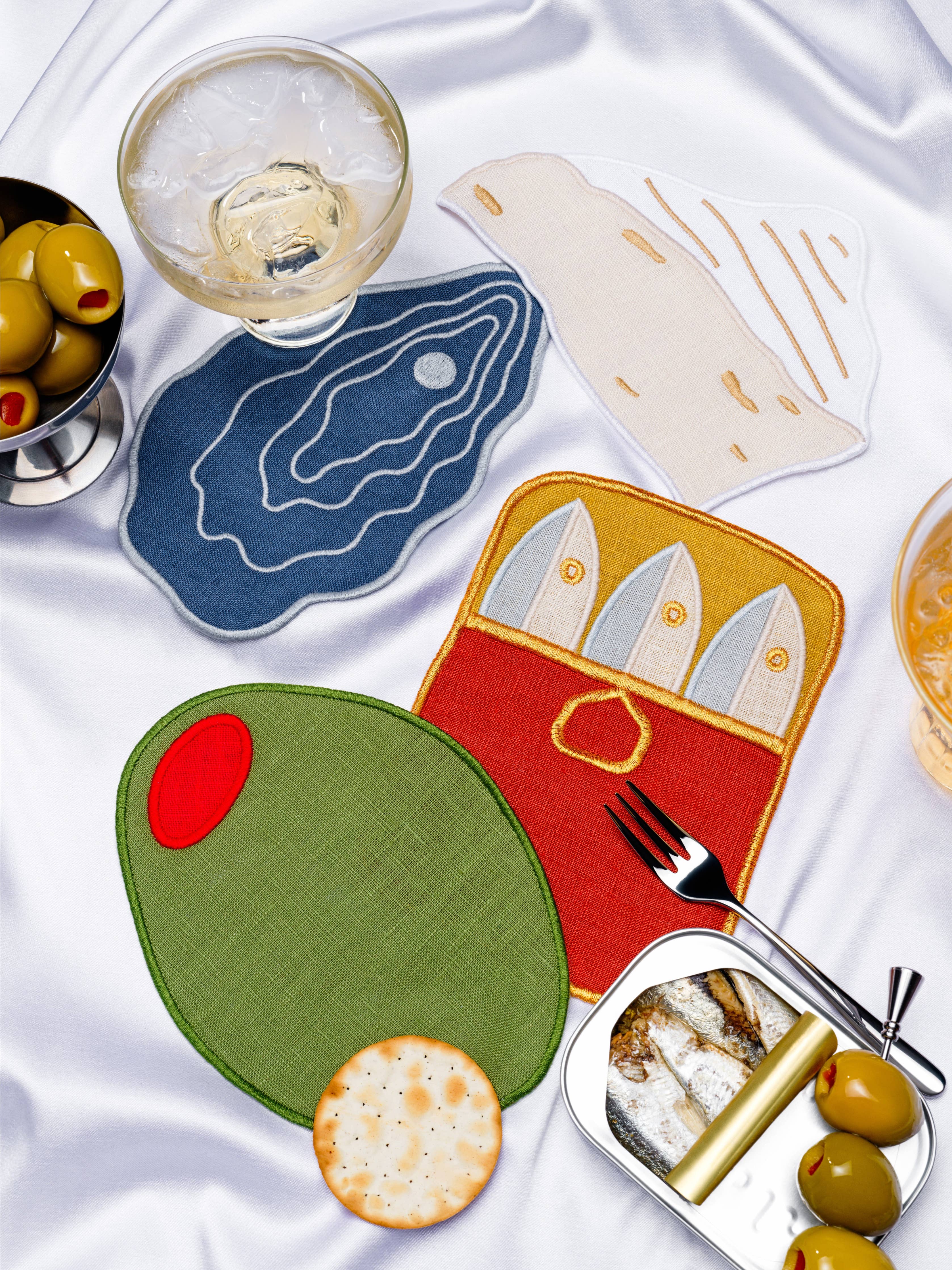 Cocktail Napkins Set Of 4 - Hors D'Oeuvres